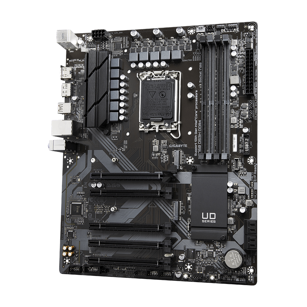 GIGABYTE B760 DS3H DDR4 ATX Mainboard Sockel 1700 M.2/HDMI/DP