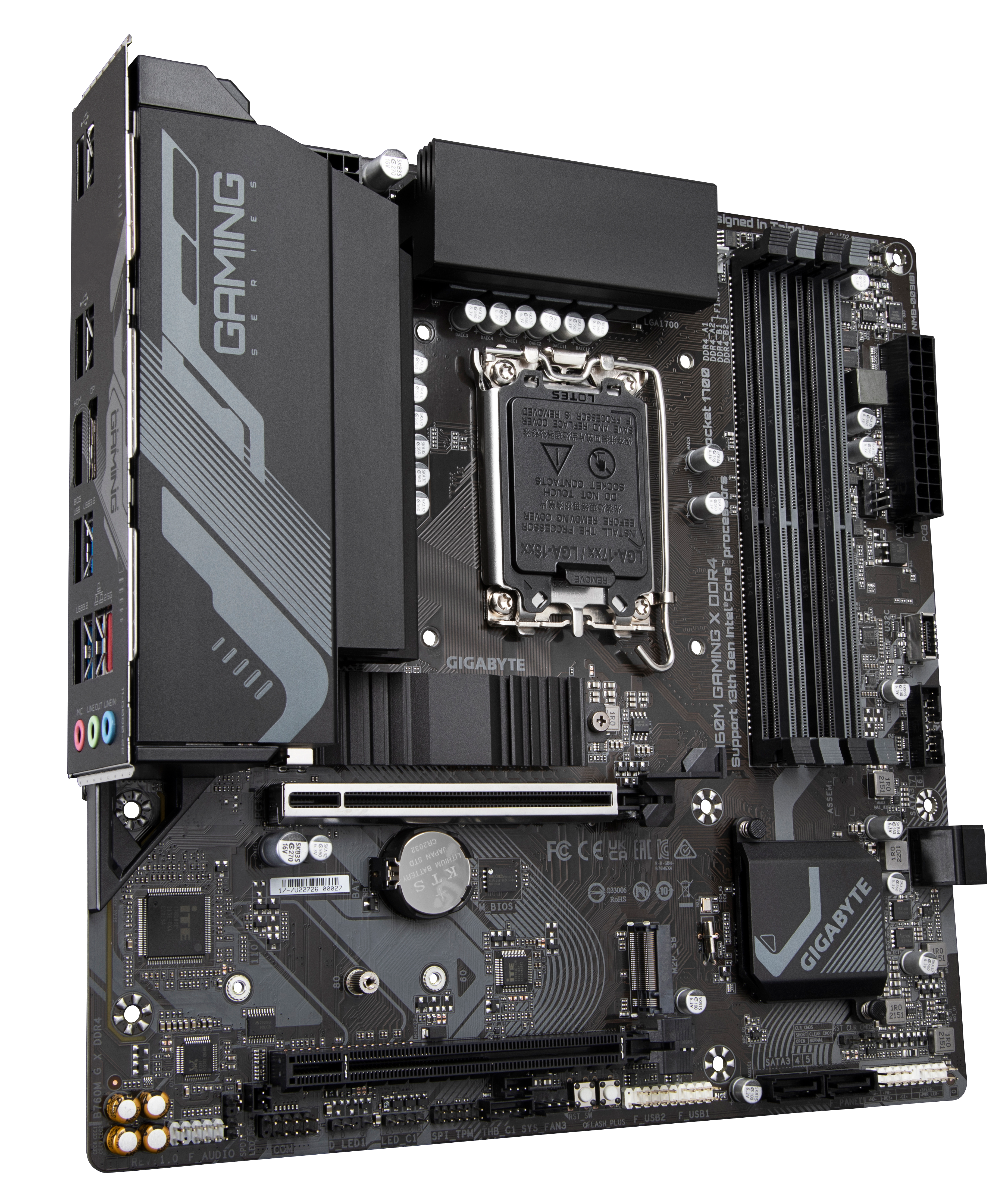 GIGABYTE B760M GAMING X DDR4 uATX Mainboard Sockel 1700 M.2/HDMI/DP