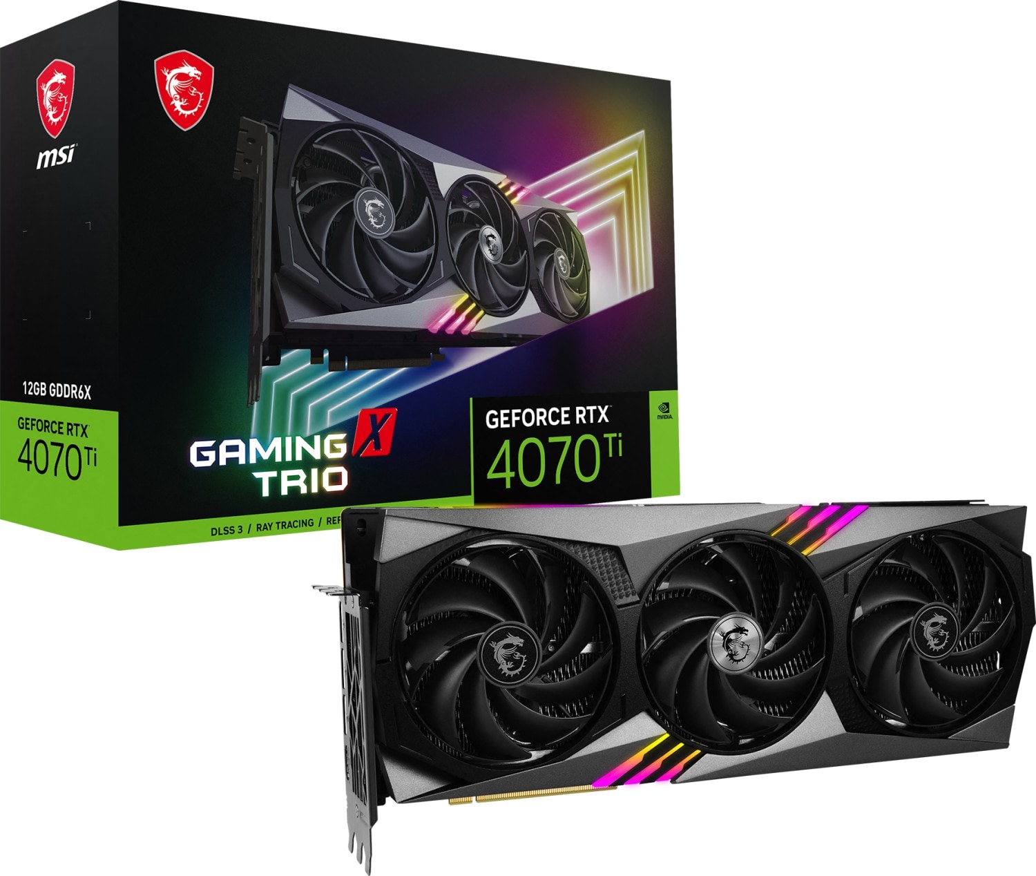 MSI GeForce RTX Gaming X Trio 12GB GDDR6X Gaming Grafikkarte 3xDP/HDMI