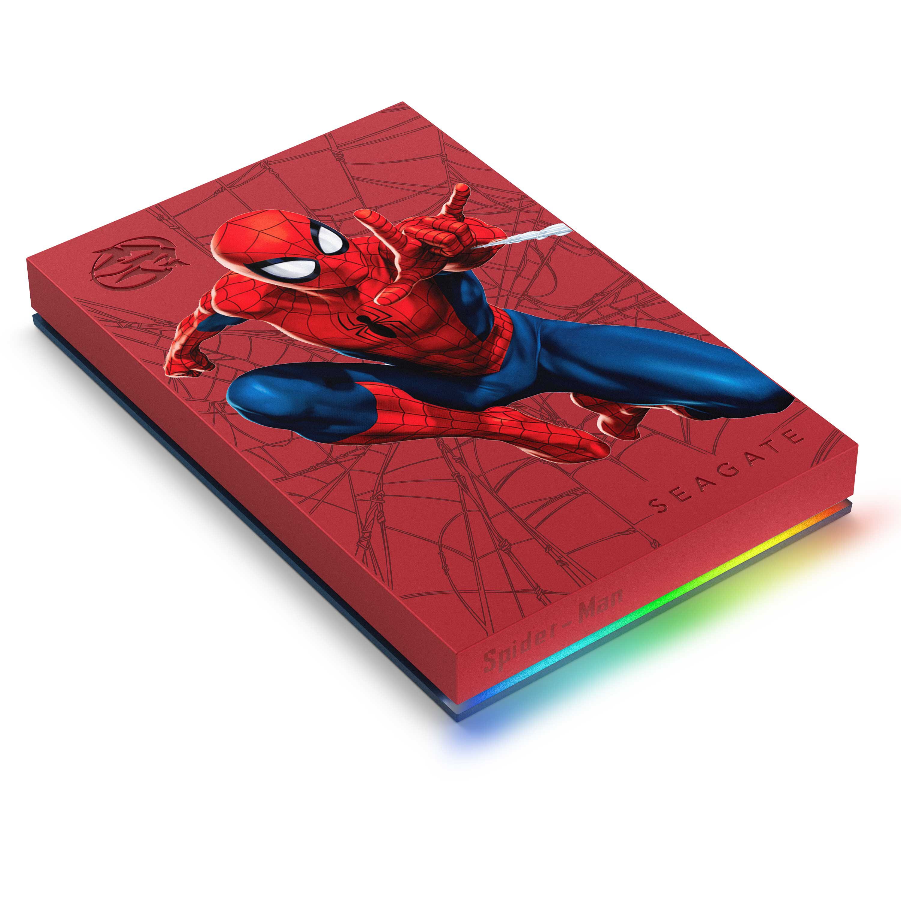 Seagate Firecuda 2 TB externe Festplatte 3,5 Zoll Spider-Man Special Edition