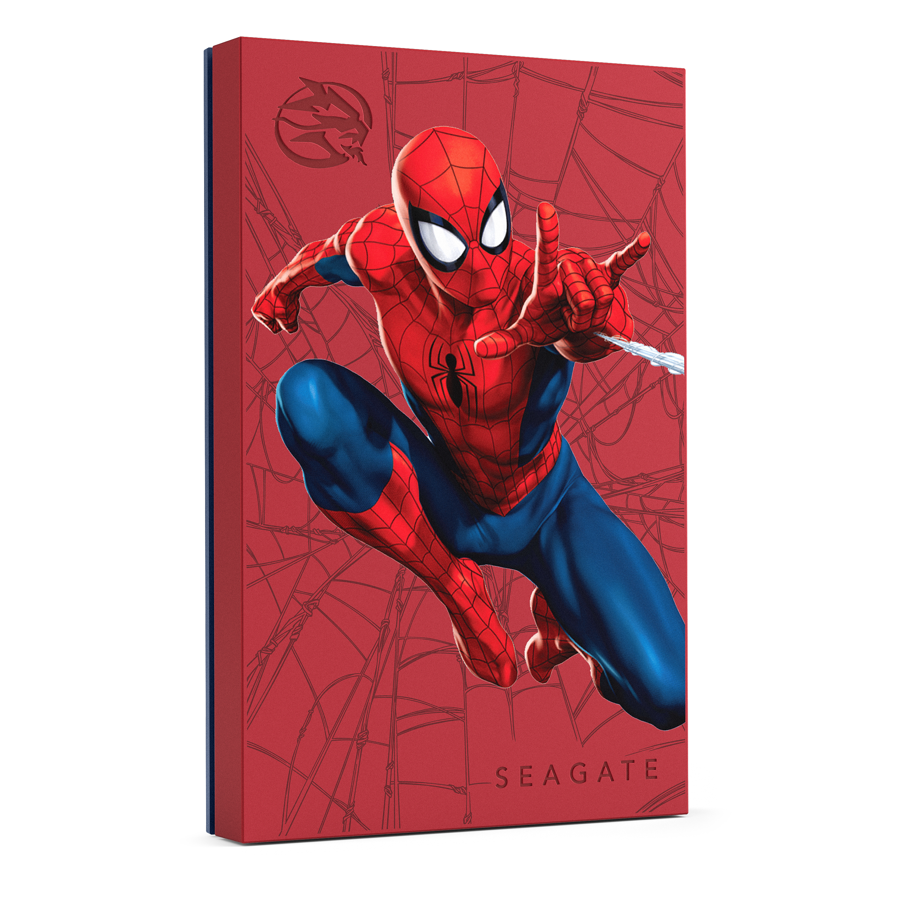 Seagate Firecuda 2 TB externe Festplatte 3,5 Zoll Spider-Man Special Edition