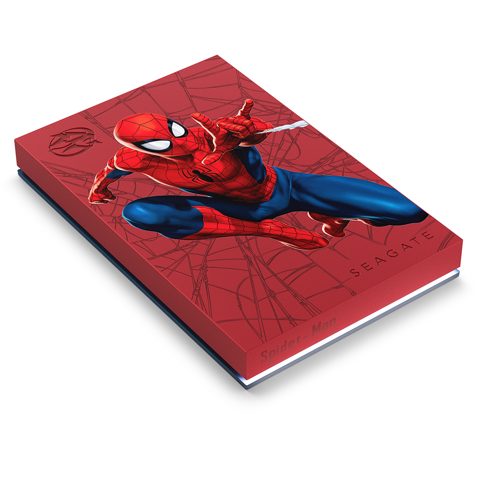 Seagate Firecuda 2 TB externe Festplatte 3,5 Zoll Spider-Man Special Edition