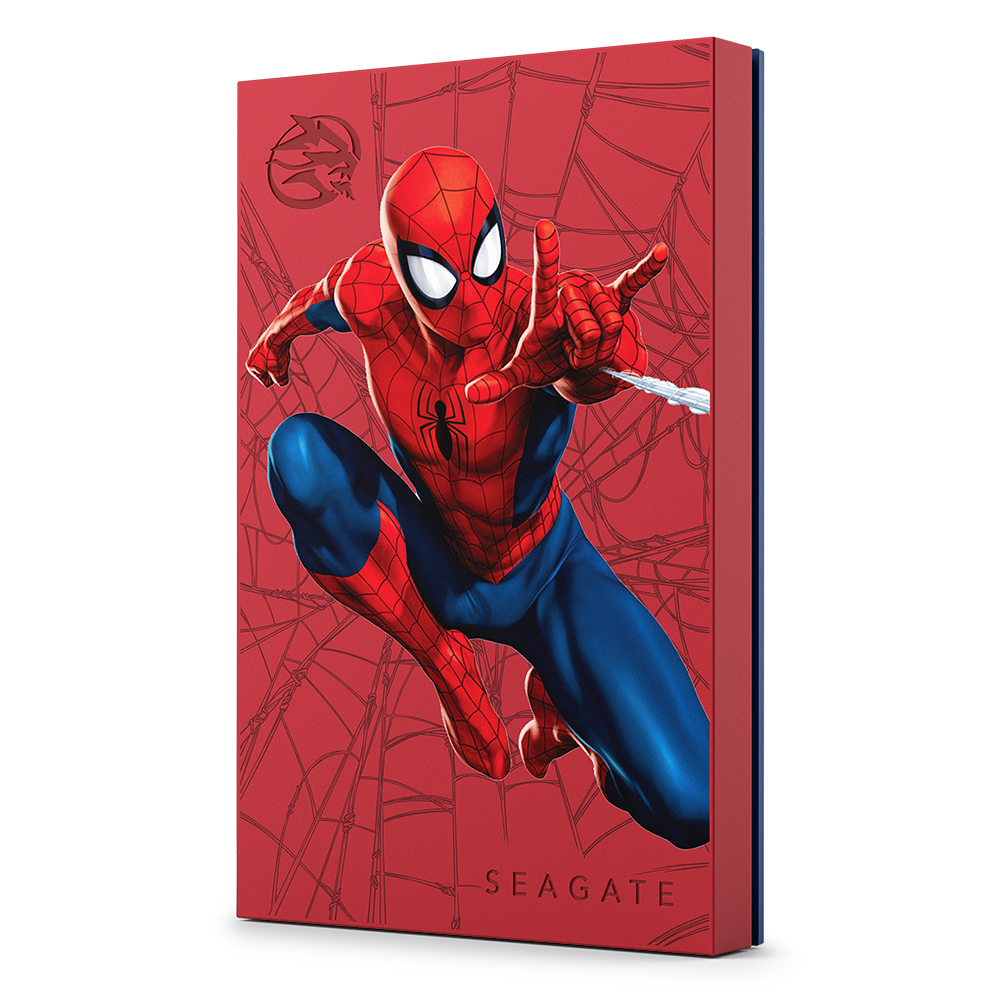 Seagate Firecuda 2 TB externe Festplatte 3,5 Zoll Spider-Man Special Edition