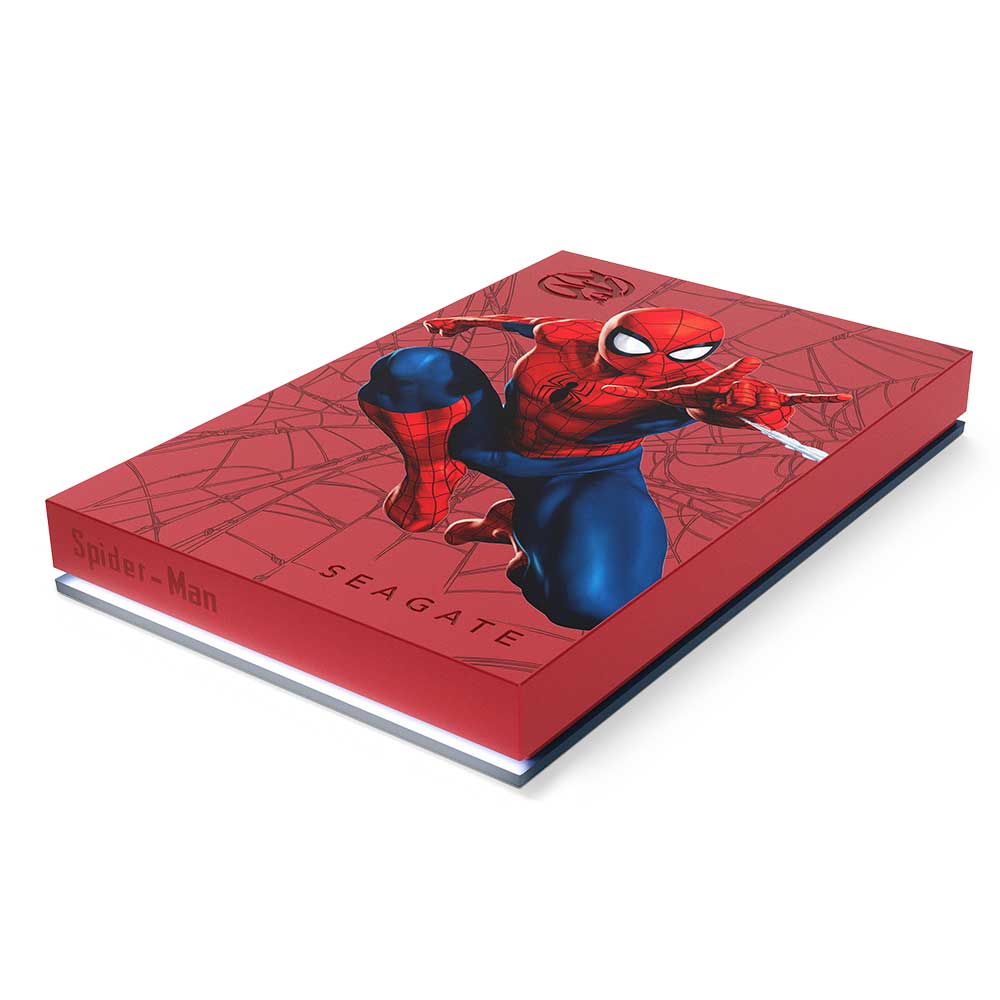 Seagate Firecuda 2 TB externe Festplatte 3,5 Zoll Spider-Man Special Edition