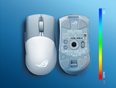 ASUS ROG Keris Wireless Aimpoint RGB Kabellose Gaming Maus weiß