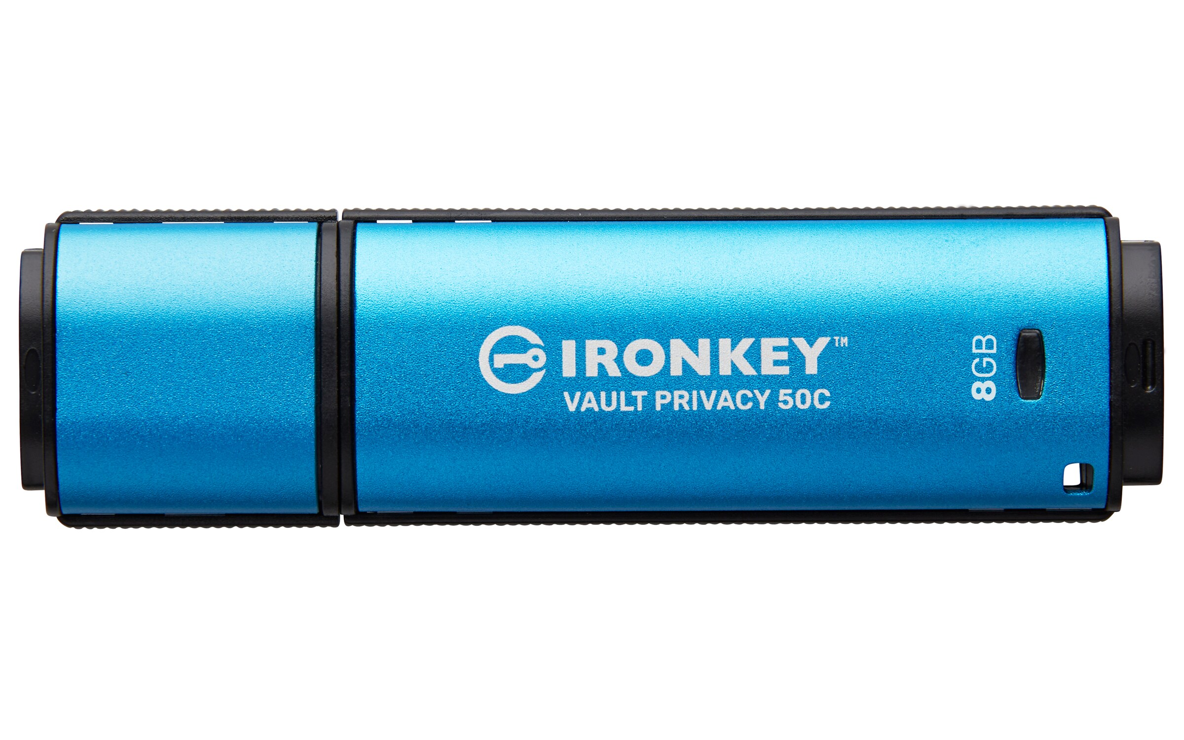 Kingston 8 GB IronKey Vault Privacy 50C Verschlüsselter USB-Stick Metall USB 3.2