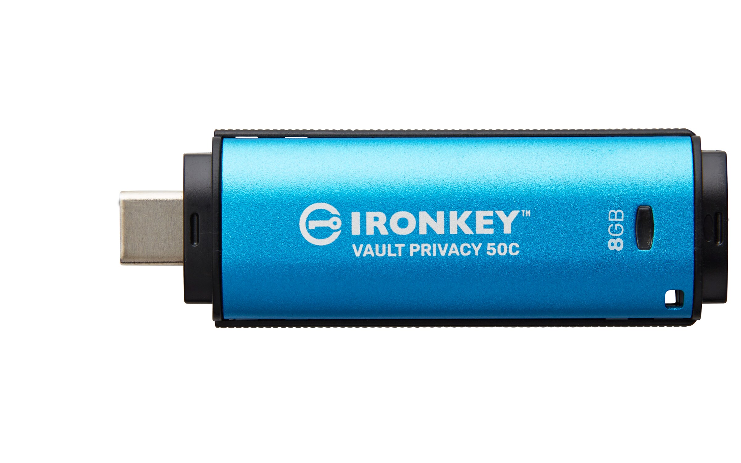 Kingston 8 GB IronKey Vault Privacy 50C Verschlüsselter USB-Stick Metall USB 3.2