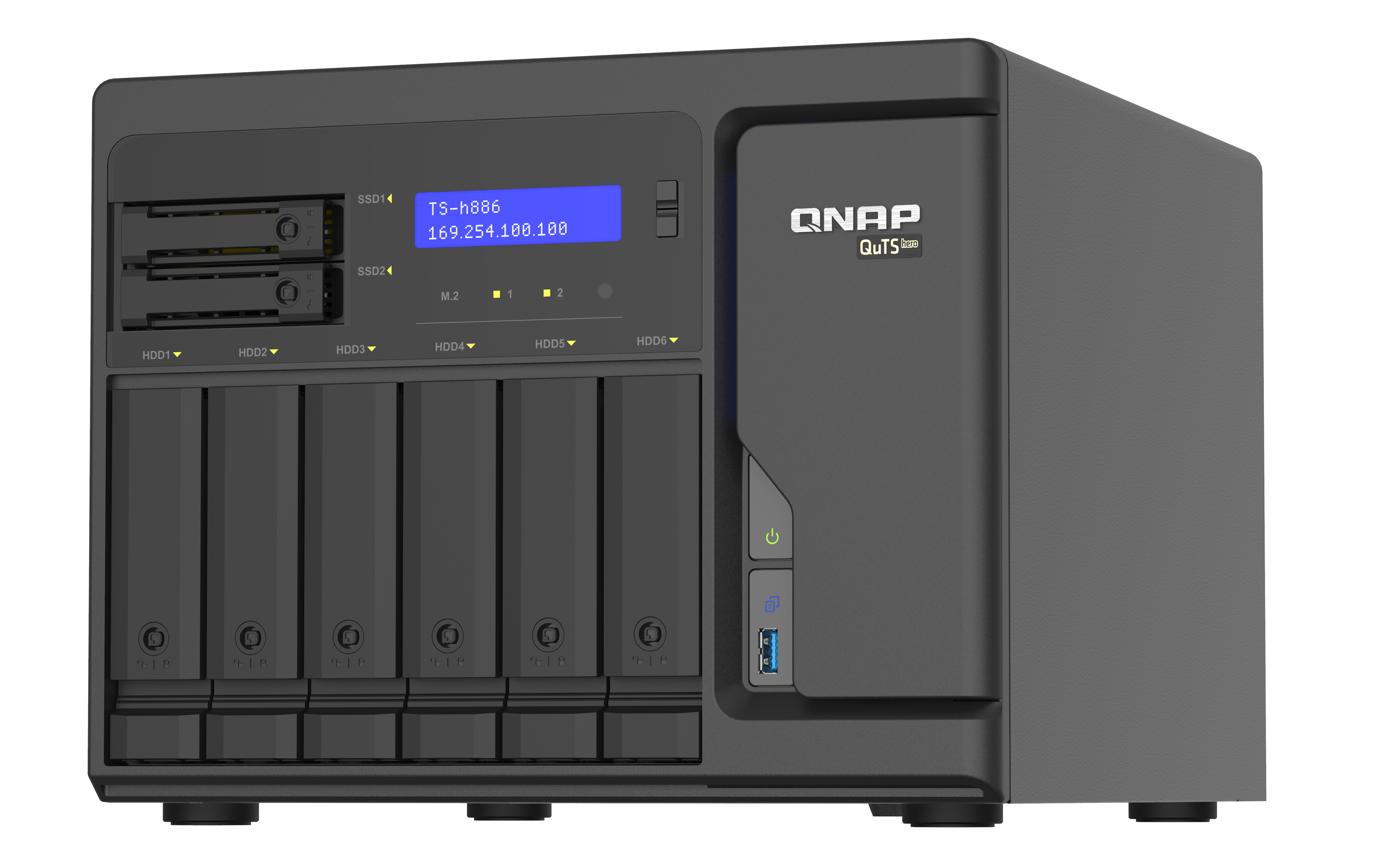 QNAP TS-h886-D1622-16G NAS System 8-Bay