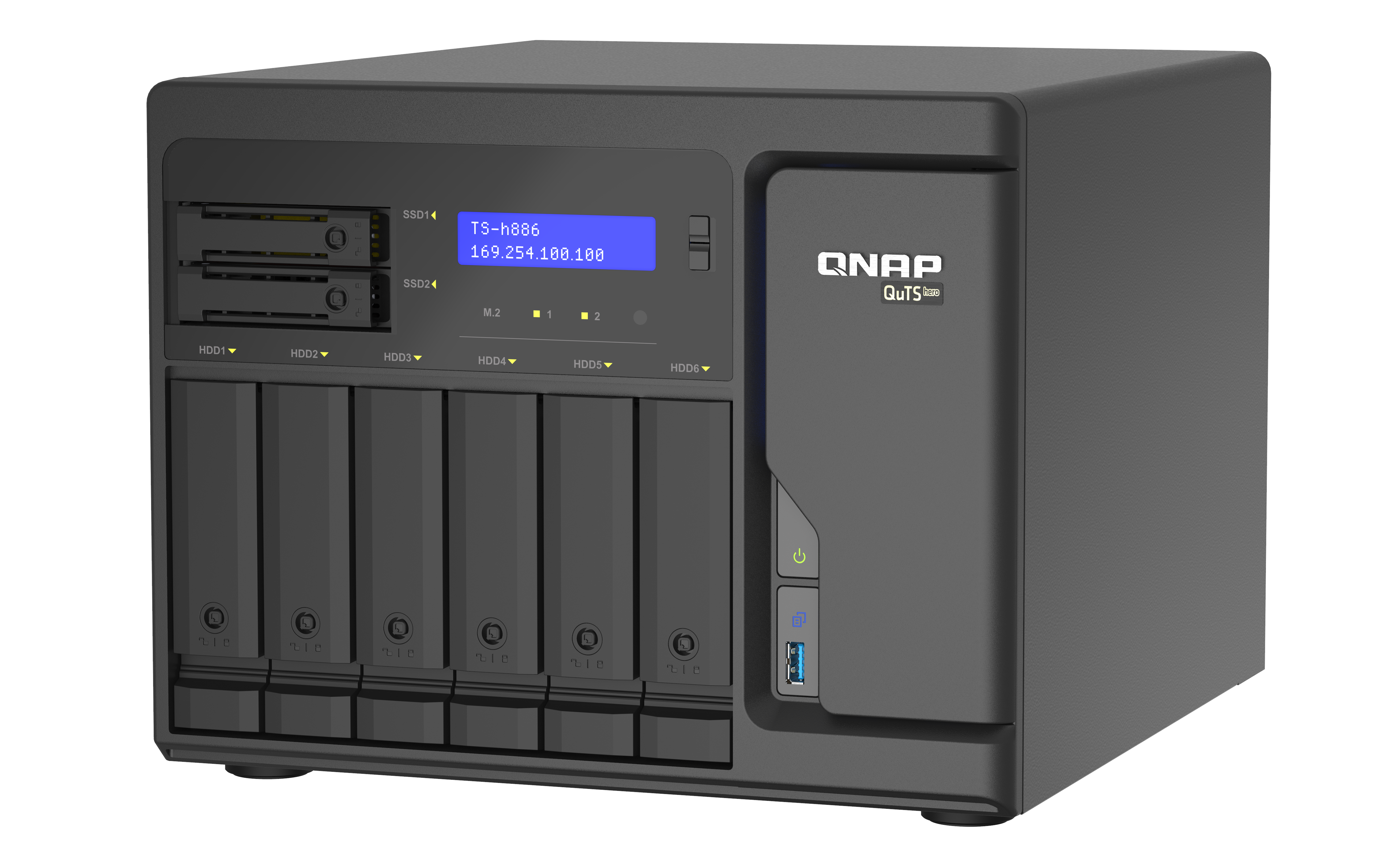 QNAP TS-h886-D1622-16G NAS System 8-Bay