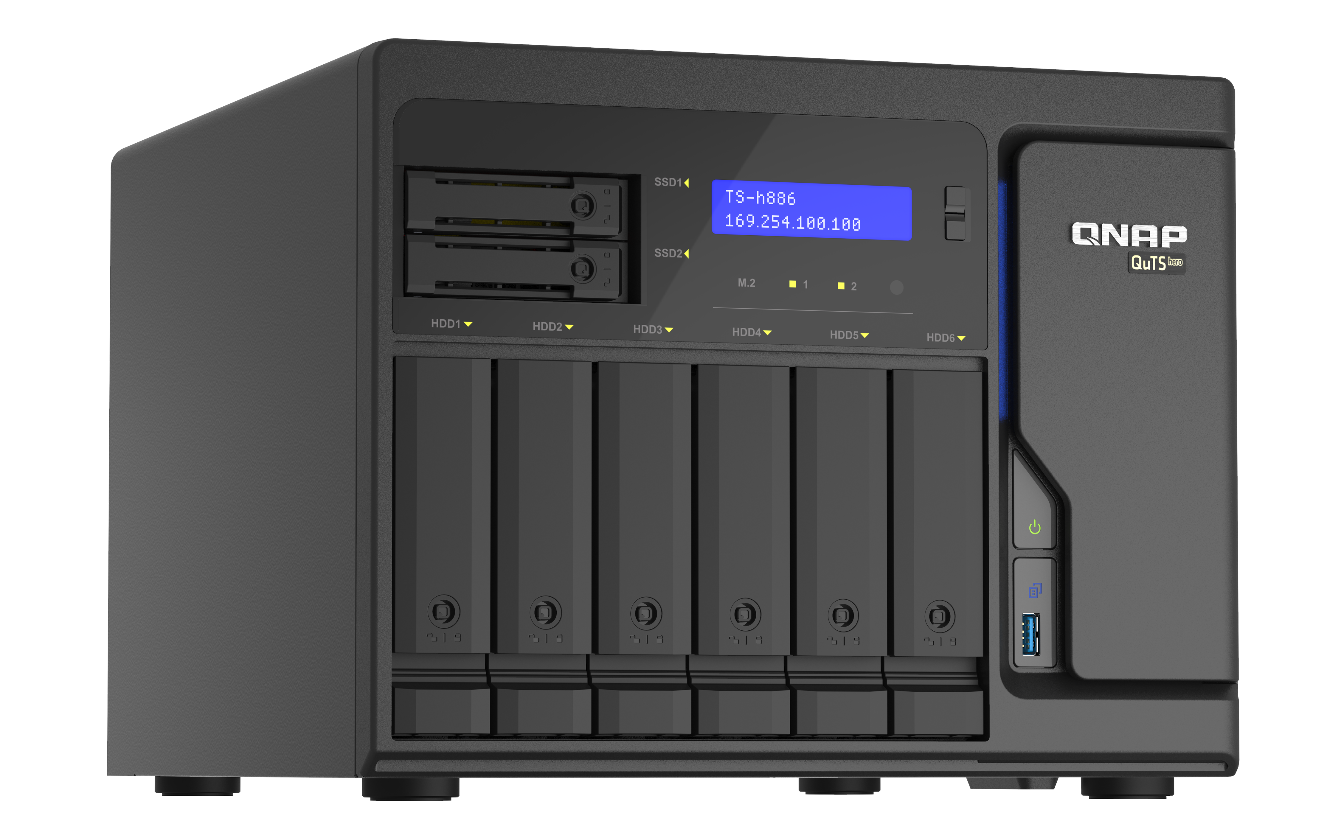 QNAP TS-h886-D1622-16G NAS System 8-Bay