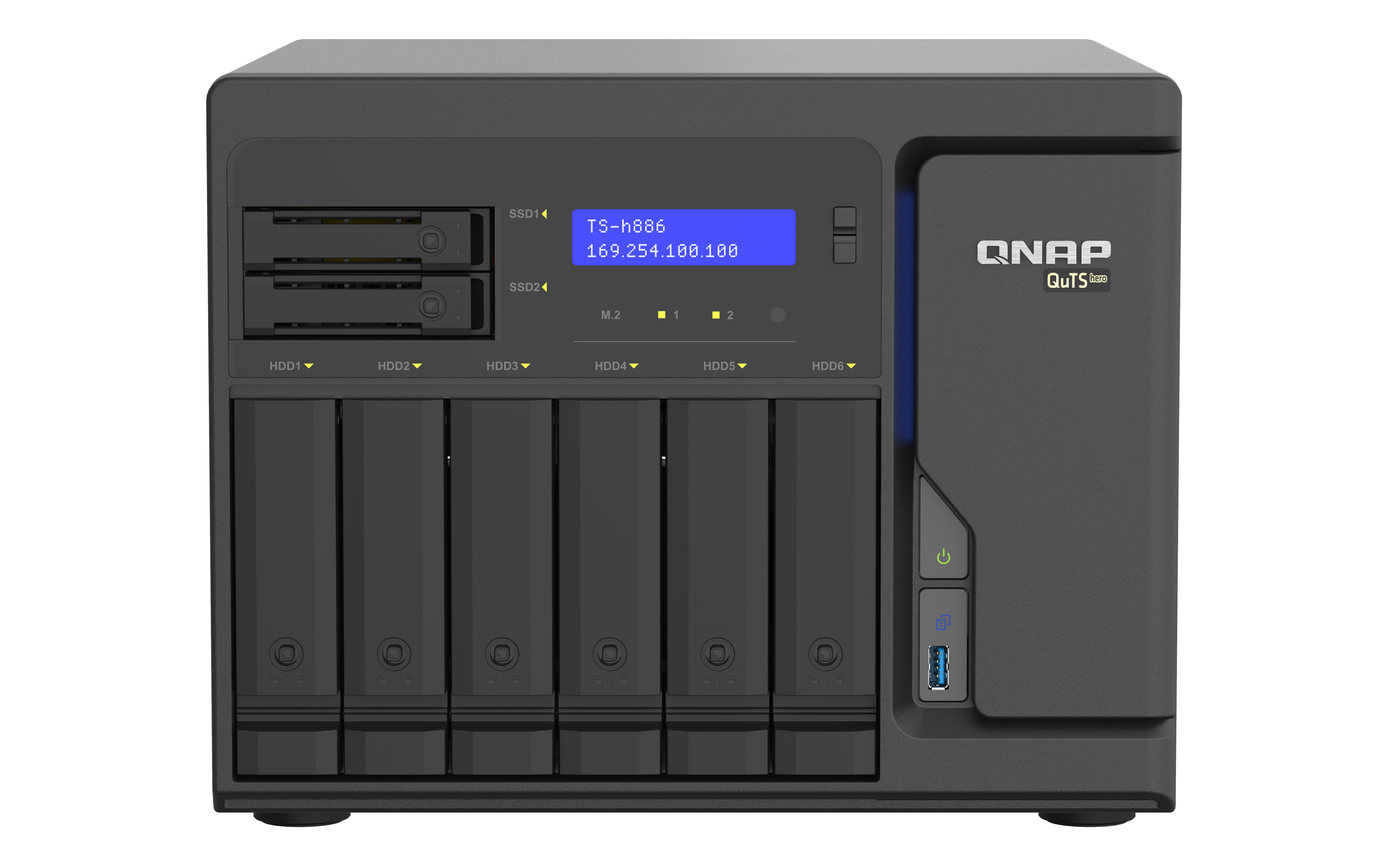 QNAP TS-h886-D1622-16G NAS System 8-Bay