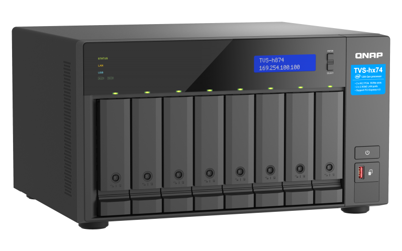 QNAP TVS-h874-i5-32G NAS System 8-Bay Intel Core i5