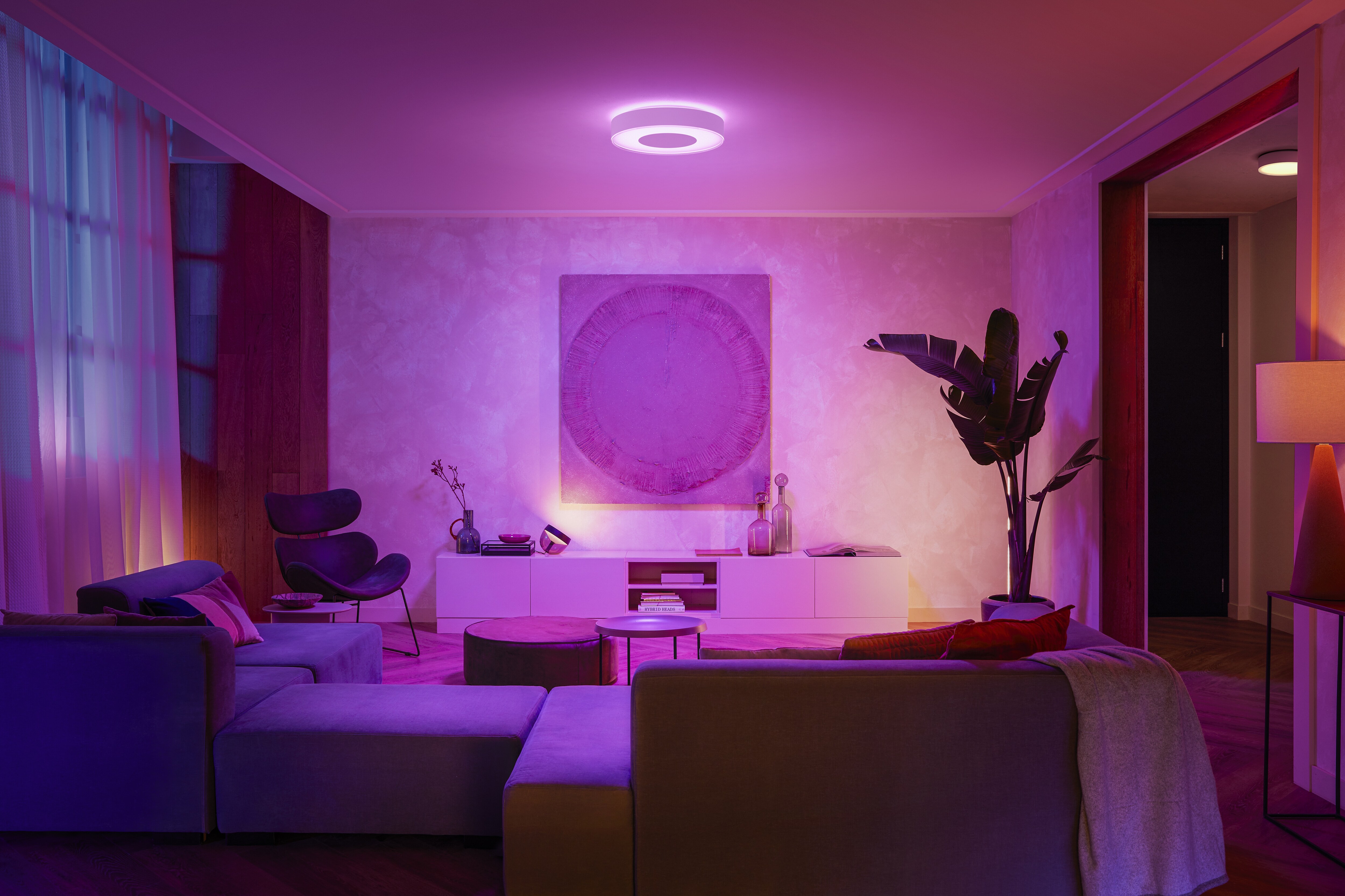 Philips Hue White &amp; Col. Amb. Infuse Deckenleuchte L weiß 4500lm