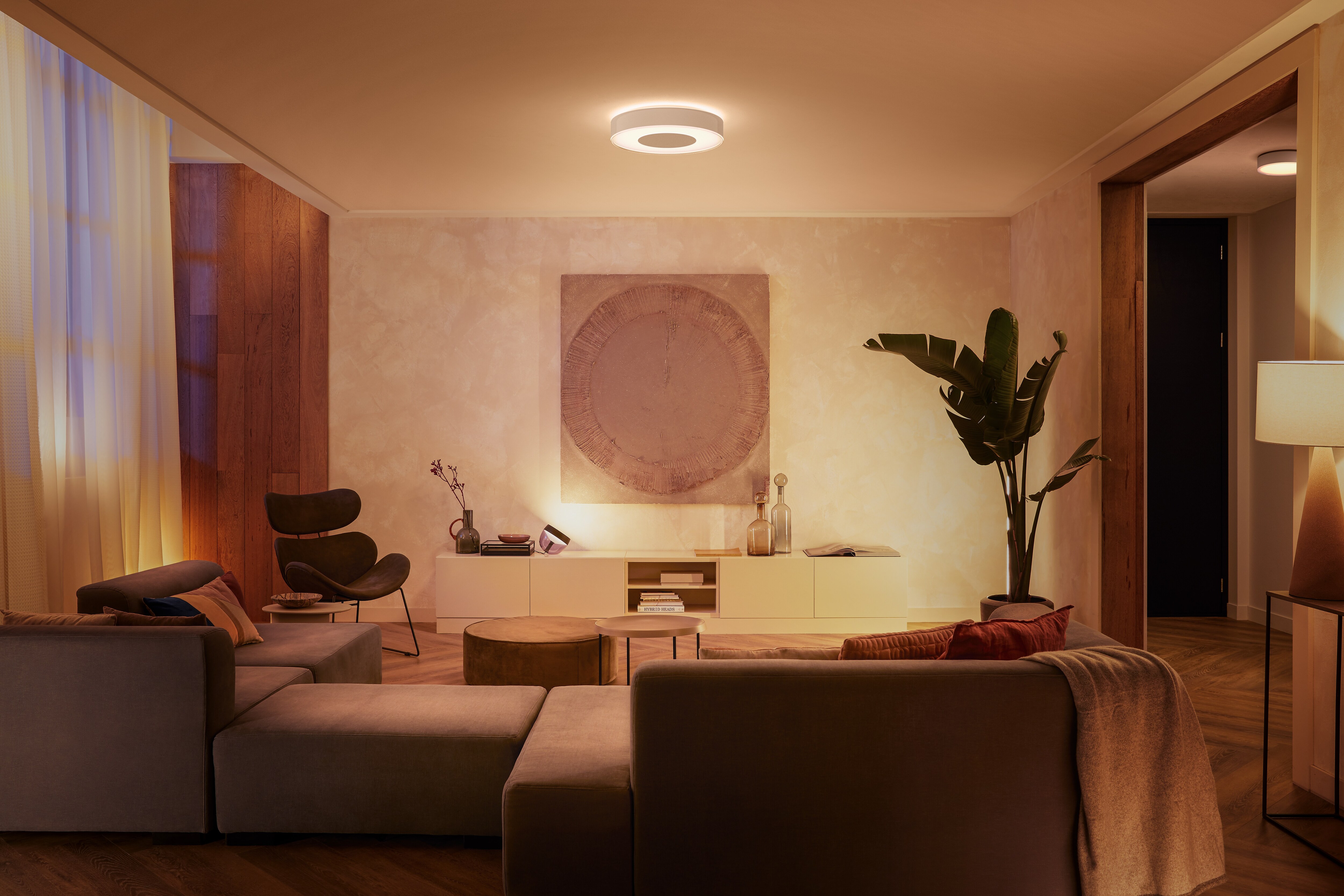 Philips Hue White &amp; Col. Amb. Infuse Deckenleuchte L weiß 4500lm