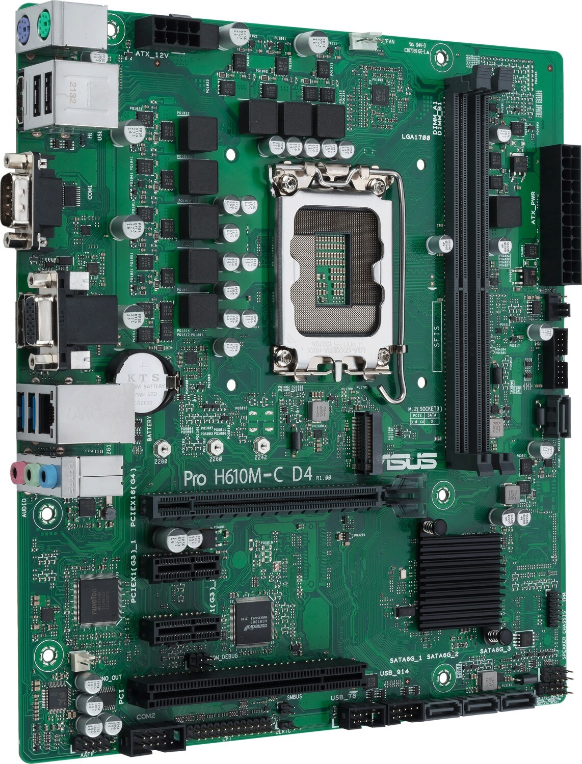 ASUS PRIME H610M-C D4-CSM mATX Mainboard Sockel 1700 HDMI/DP/VGA