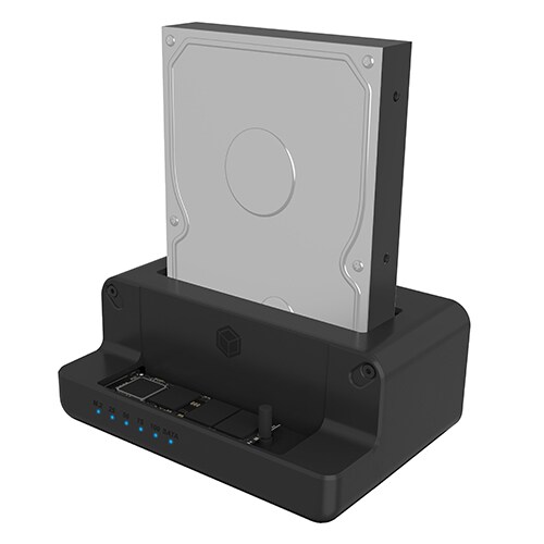 RaidSonic Icy Box IB-2914MSCL-C31 Klonstation für M.2 MVMe SSD 2,5" 3,5"