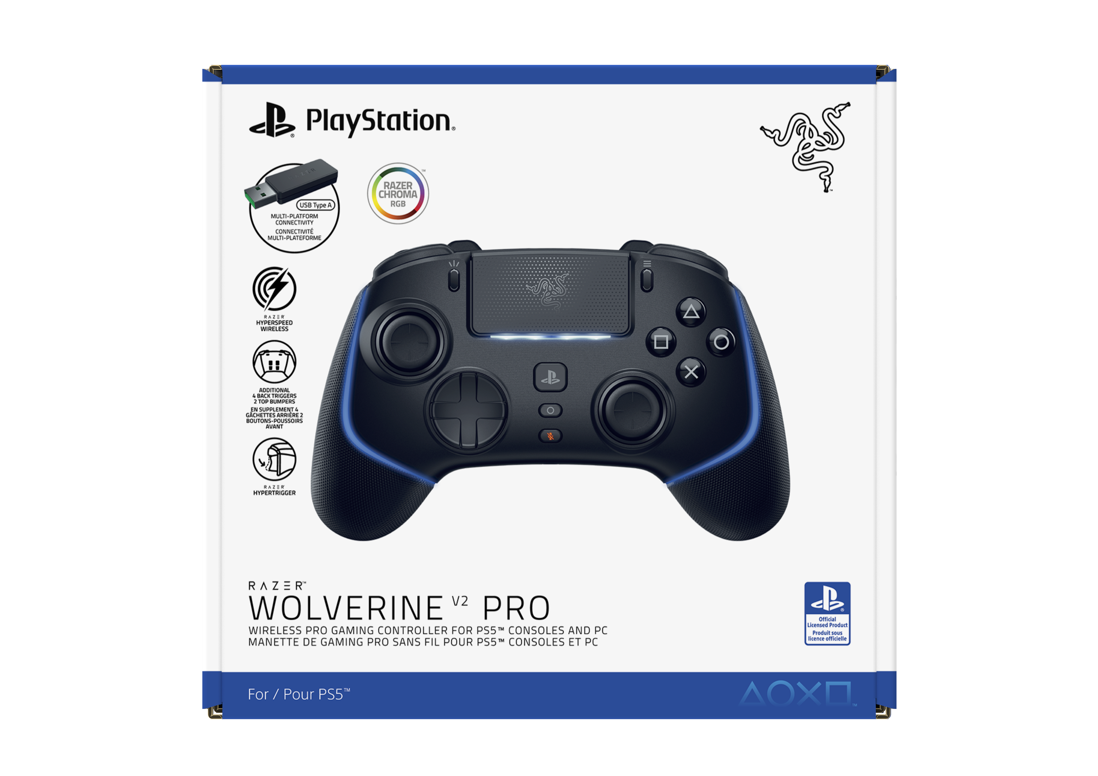 RAZER Wolverine V2 Pro Controller für Playstation 5 &amp; PC