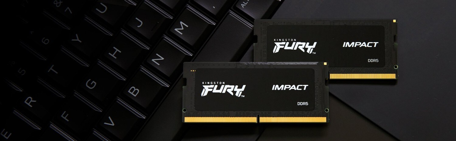 32GB (2x16GB) KINGSTON FURY Impact DDR5-5600 CL40 RAM Gaming Notebooksp. Kit