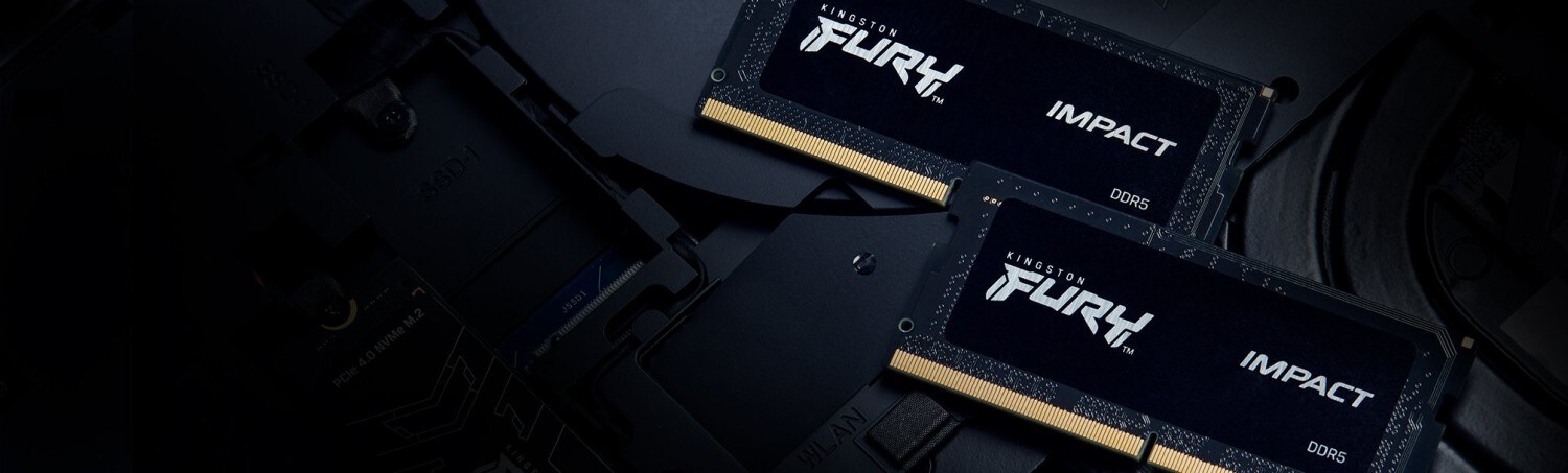 64GB (2x32GB) KINGSTON FURY Impact DDR5-5600 CL40 RAM Gaming Notebooksp. Kit