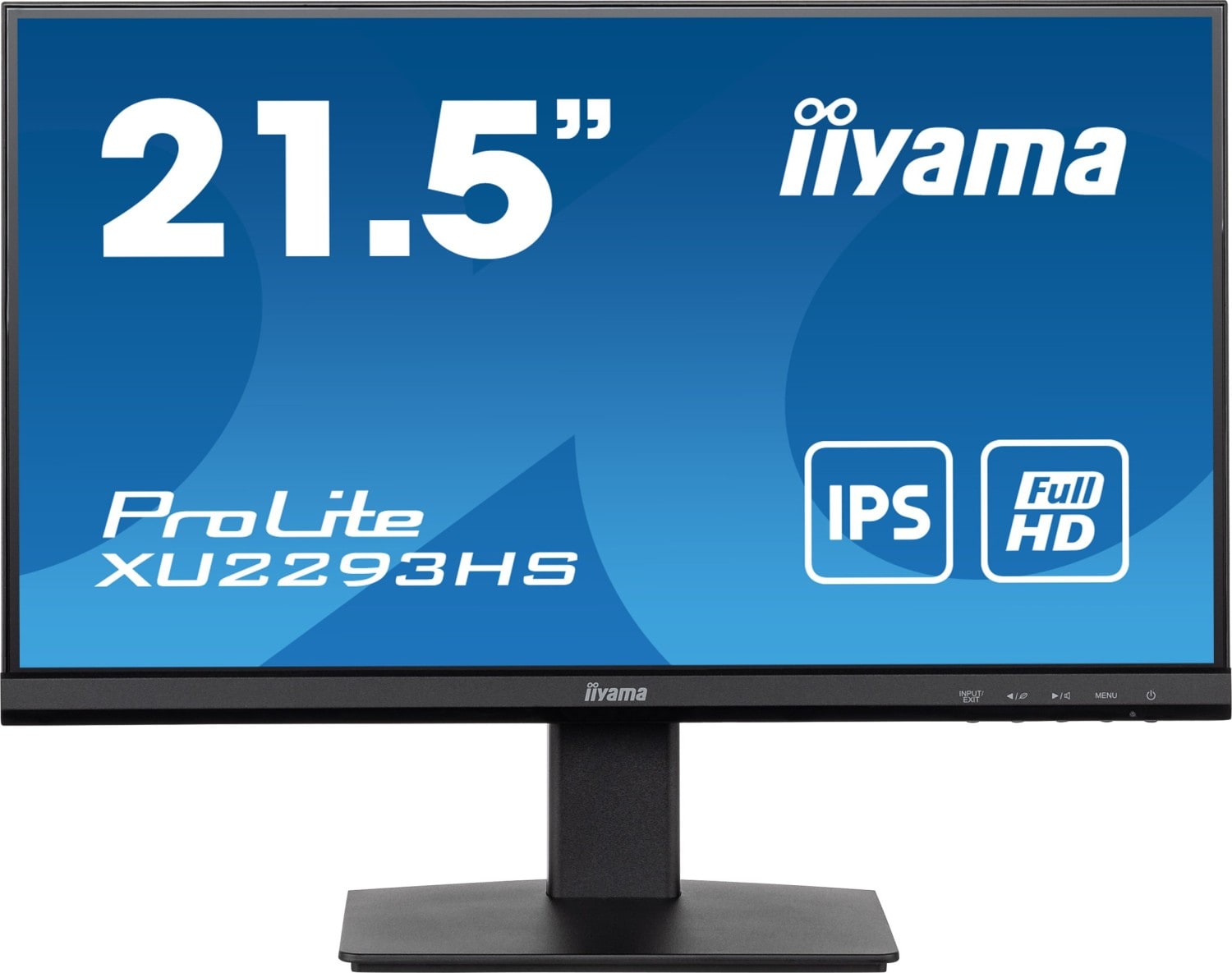 iiyama ProLite XU2293HS-B5 54,6cm (21,5") FHD IPS Office-Monitor HDMI/DP 75Hz