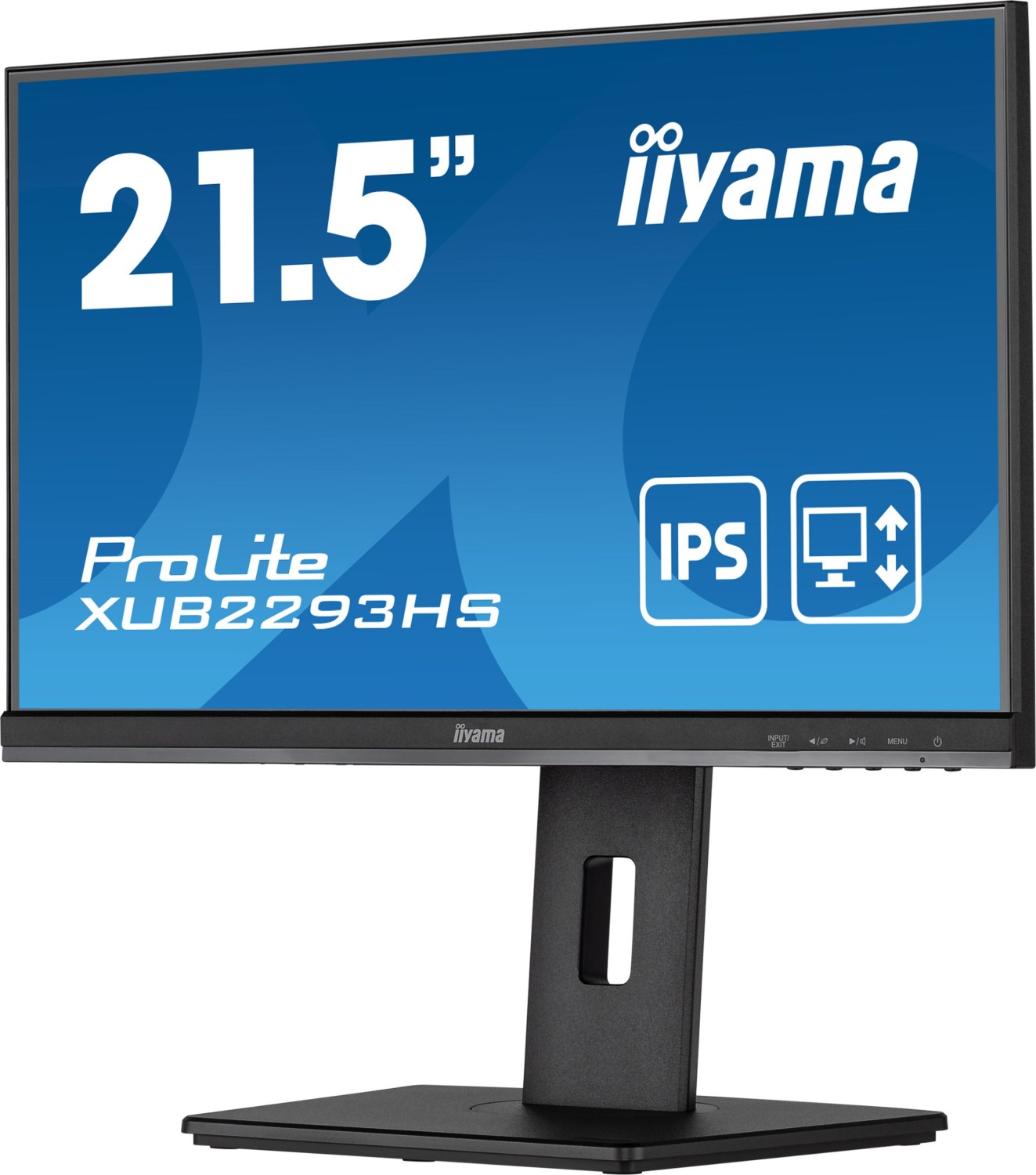 iiyama ProLite XUB2293HS-B5 54,6cm (21,5") FHD IPS Monitor HDMI/DP 75Hz Pivot