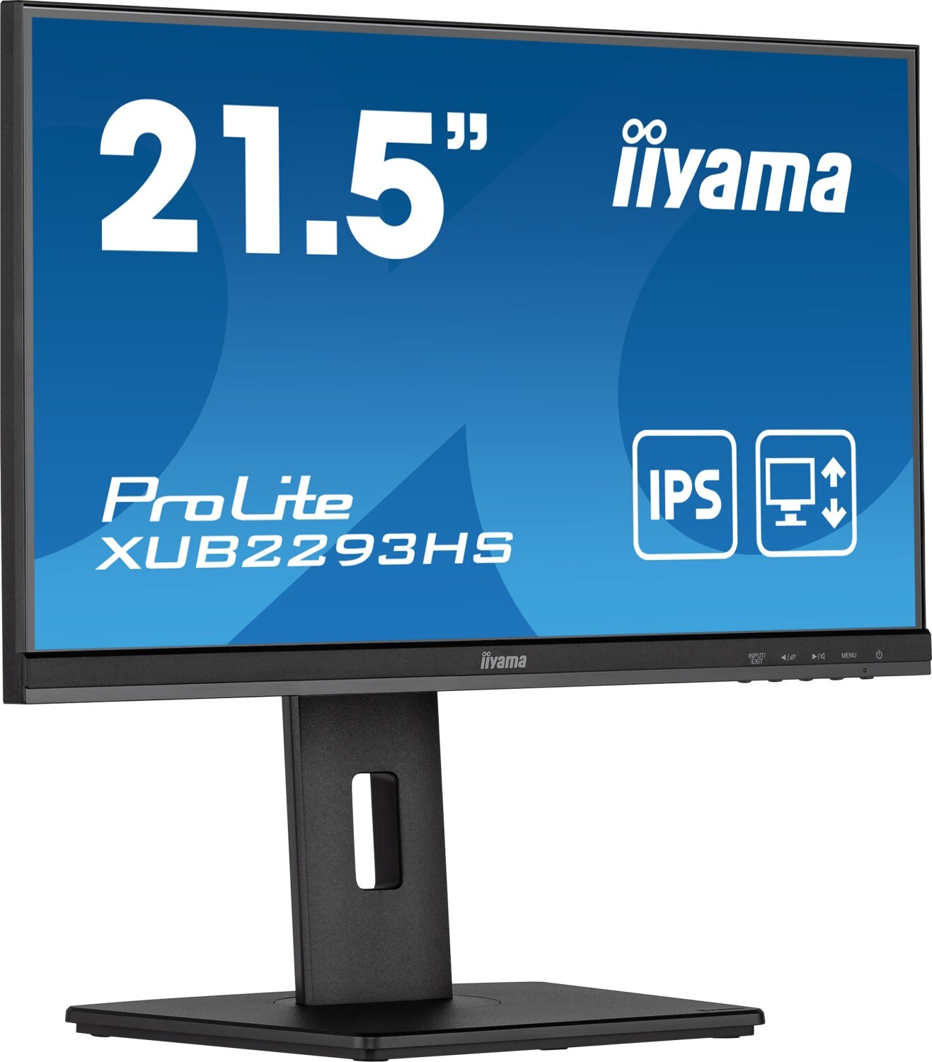 iiyama ProLite XUB2293HS-B5 54,6cm (21,5") FHD IPS Monitor HDMI/DP 75Hz Pivot