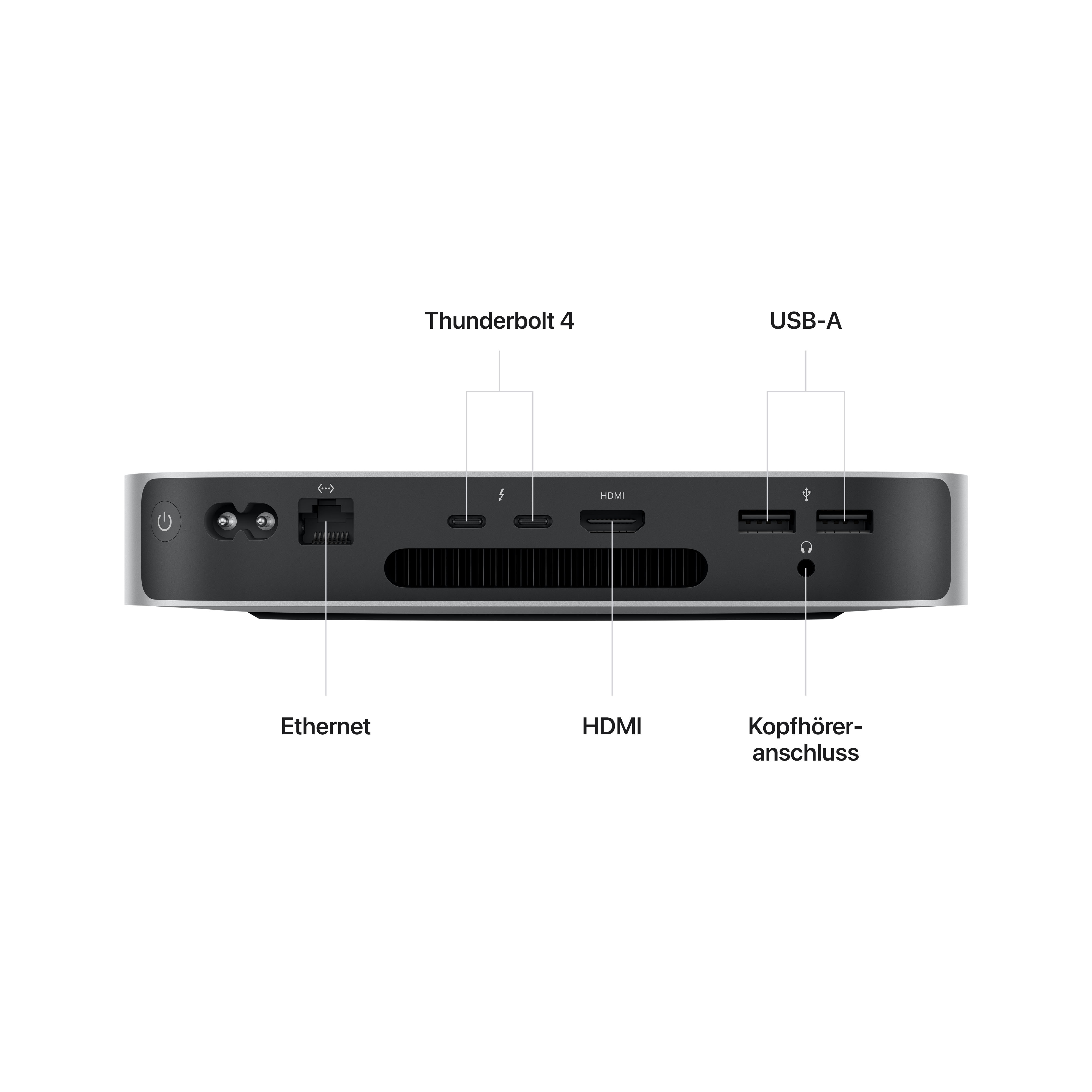 Apple Mac mini 2023 M2/16/256 GB 8C CPU 10C GPU BTO ++ Cyberport