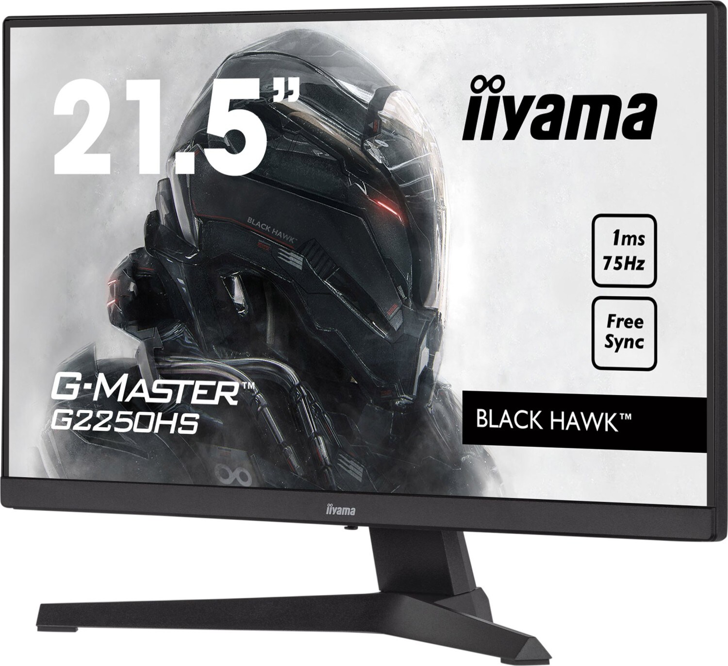 iiyama G-Master G2250HS-B1 54,6cm (21,5") FHD Monitor HDMI/DP 1ms FreeSync