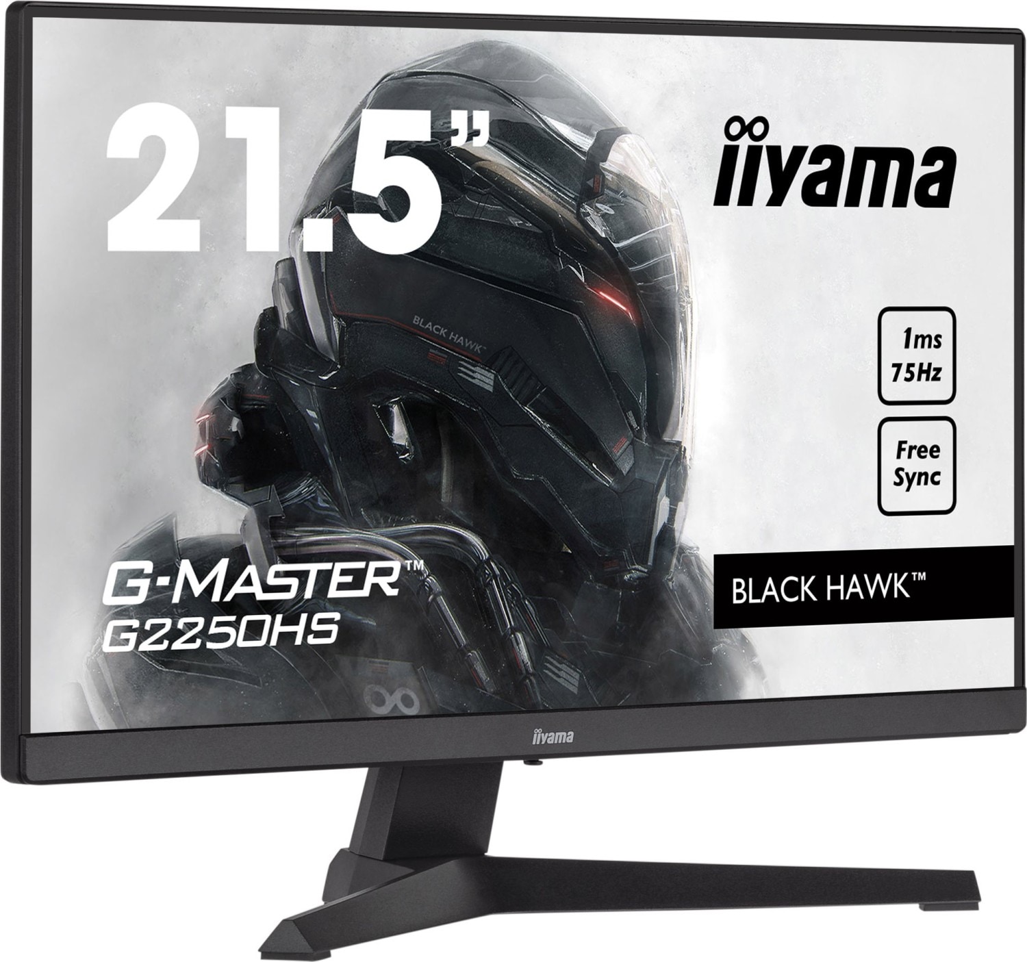 iiyama G-Master G2250HS-B1 54,6cm (21,5") FHD Monitor HDMI/DP 1ms FreeSync