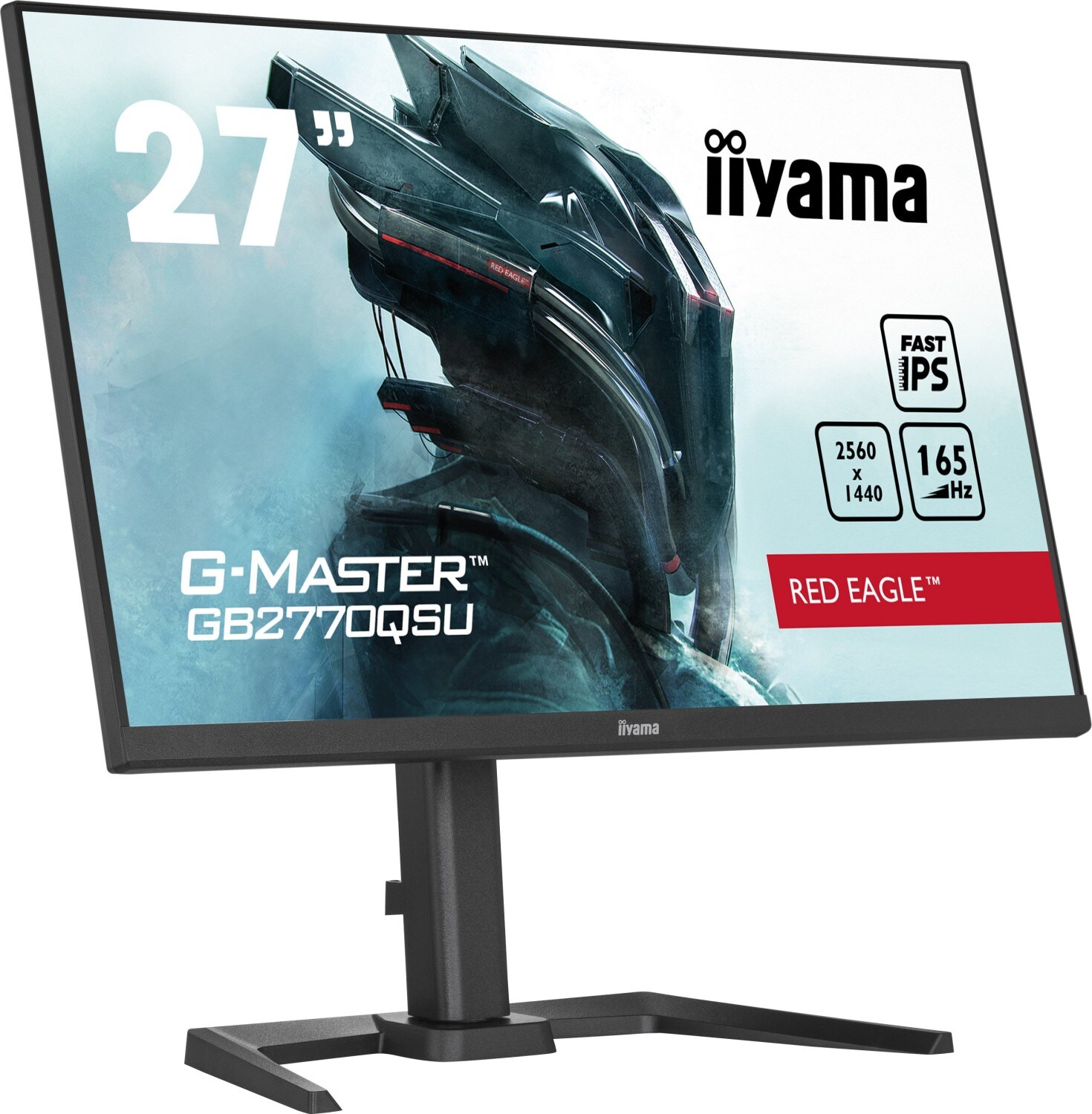 iiyama G-Master GB2770QSU-B5 68,6cm (27") WQHD IPS Monitor HDMI/DP 165Hz 0,5ms