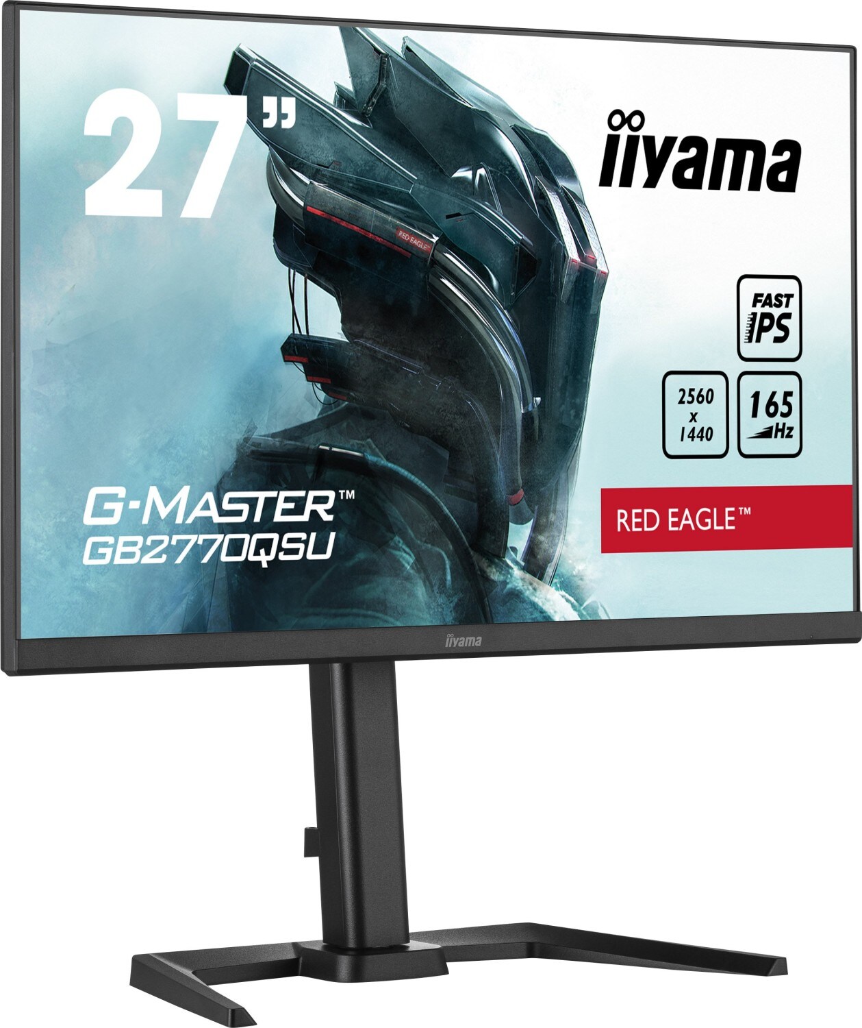 iiyama G-Master GB2770QSU-B5 68,6cm (27") WQHD IPS Monitor HDMI/DP 165Hz 0,5ms