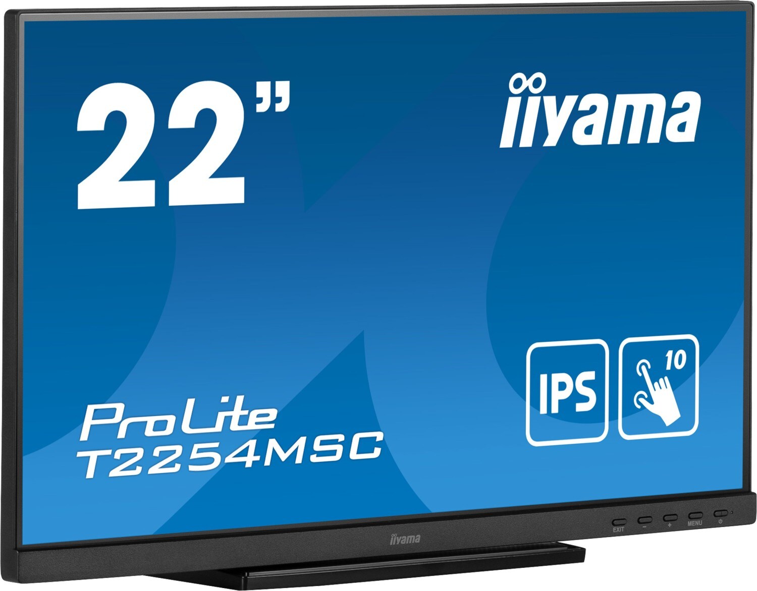 iiyama ProLite T2254MSC-B1AG 54,6cm (21,5") 10-Punkt IPS Multitouch-Monitor FHD