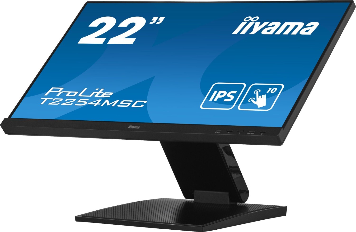 iiyama ProLite T2254MSC-B1AG 54,6cm (21,5") 10-Punkt IPS Multitouch-Monitor FHD