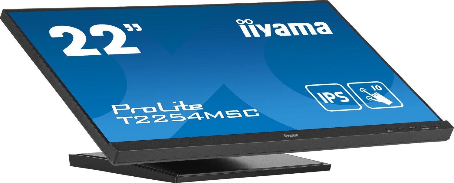 iiyama ProLite T2254MSC-B1AG 54,6cm (21,5") 10-Punkt IPS Multitouch-Monitor FHD