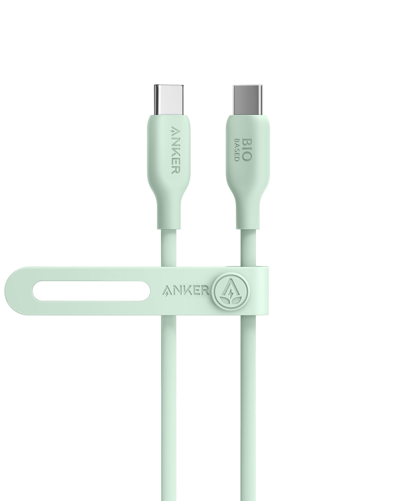 Anker 543 Eco-friendly Bio-TPU-Kabel USB-C zu USB-C 0,9m grün