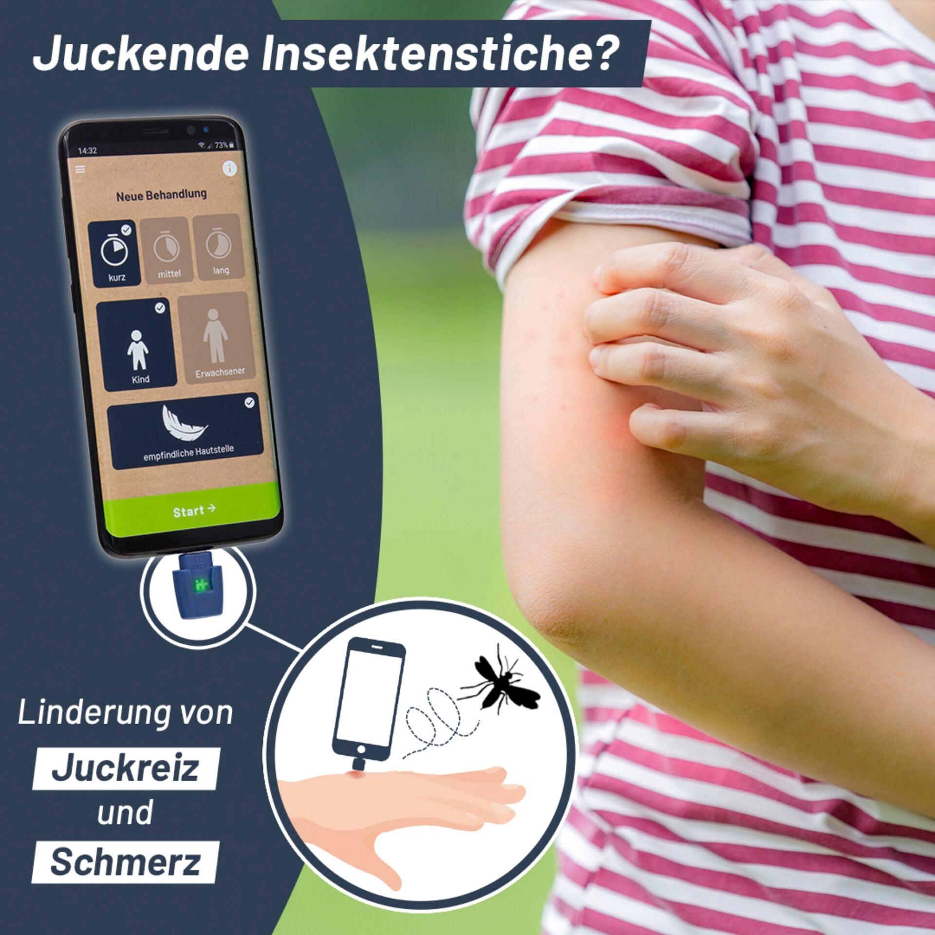 heat it Stichheiler für Android - Smarte Behandlung v Insektenstichen ML