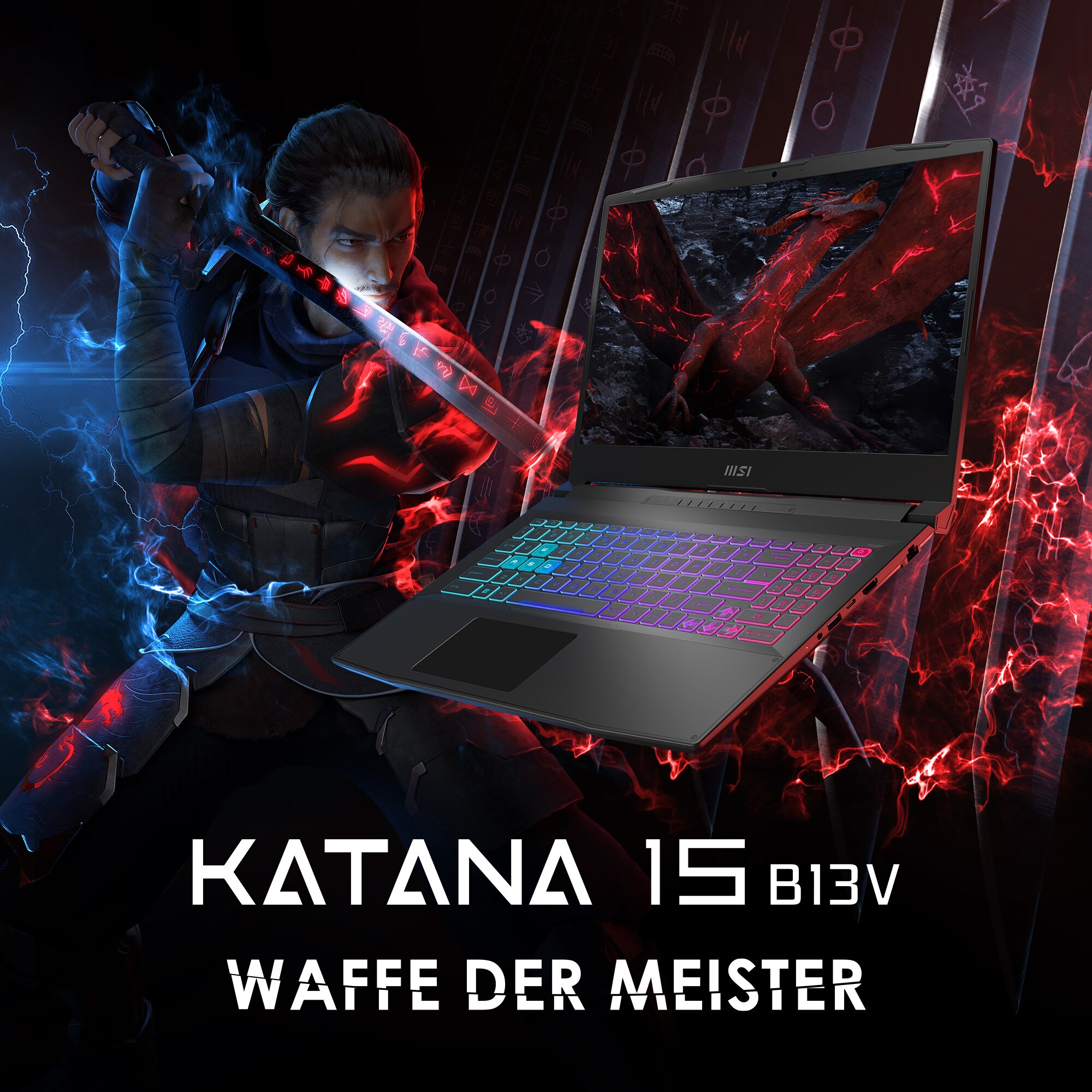 MSI Katana B13VFK-081 i7-13620H 16GB/1TB SSD 15"FHD 144Hz RTX4060 W11