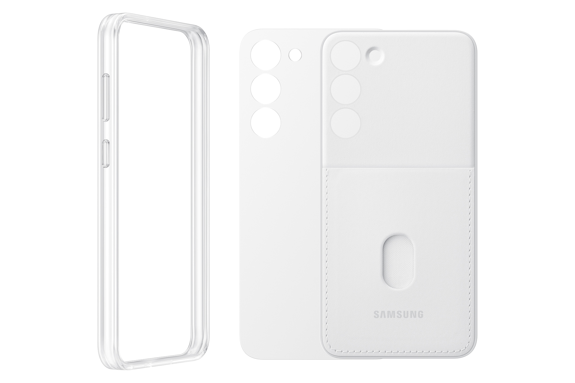 Samsung Frame Case EF-MS916 für Galaxy S23+ Weiß