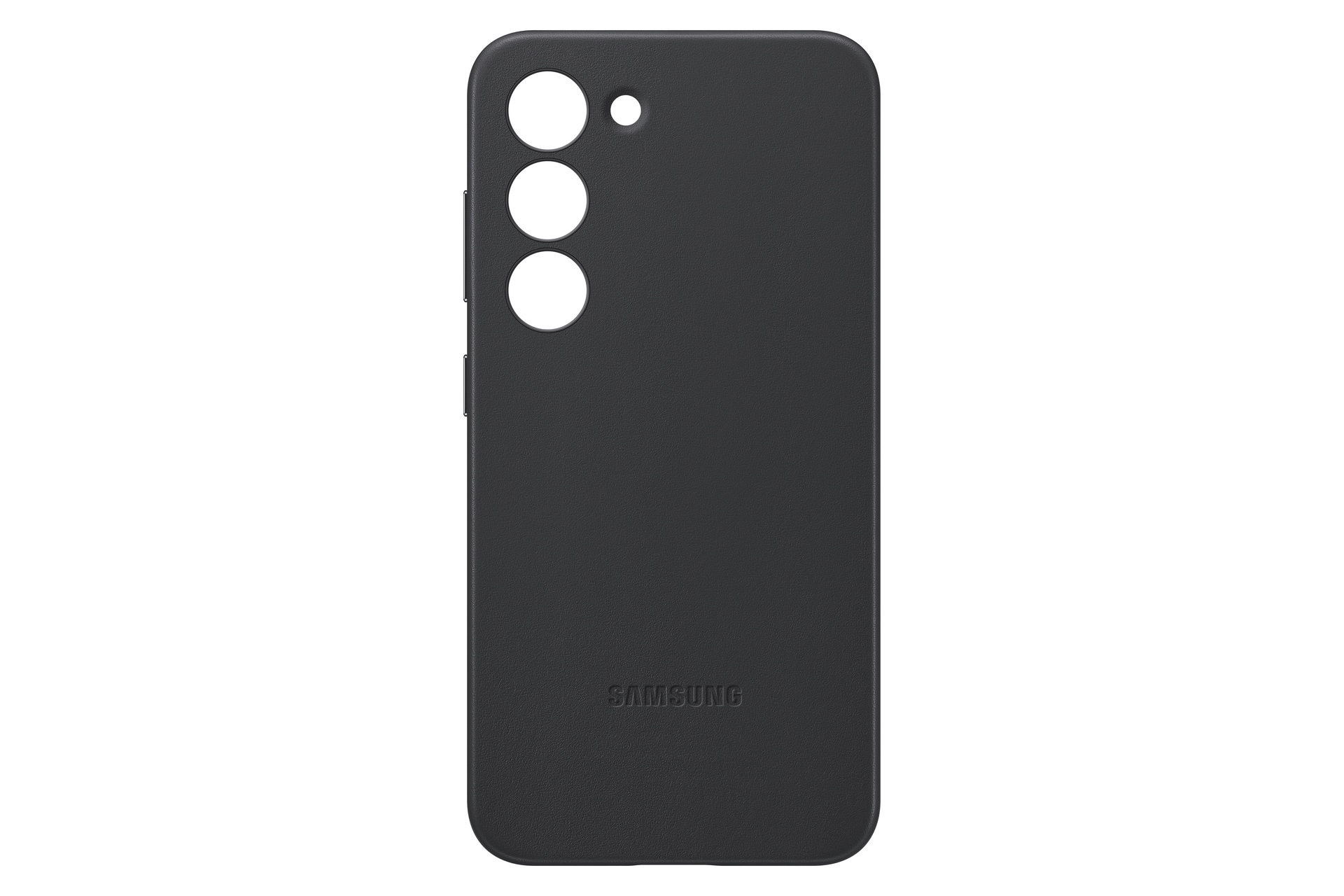 Samsung Leather Cover EF-VS911 für Galaxy S23 Schwarz