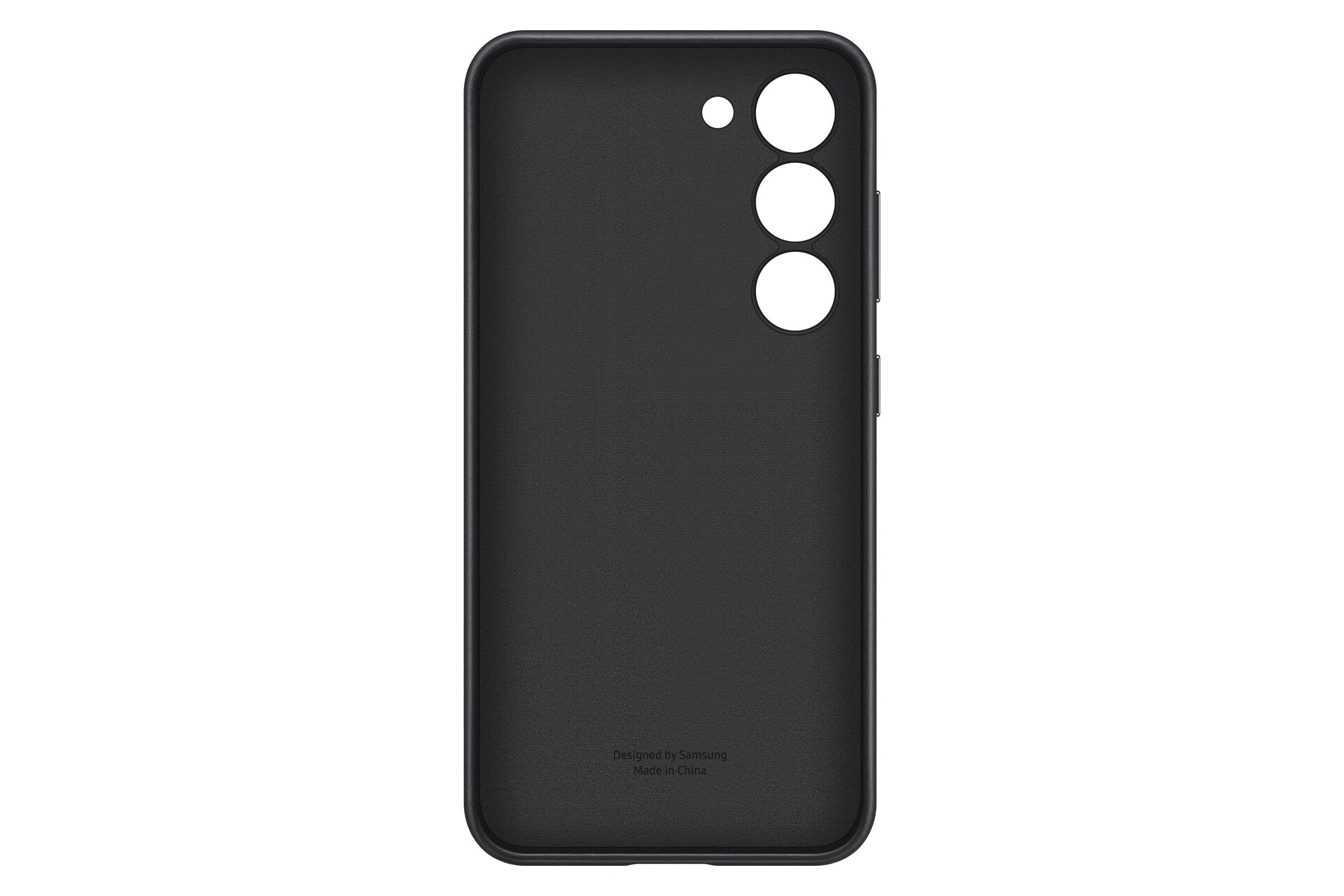 Samsung Leather Cover EF-VS911 für Galaxy S23 Schwarz