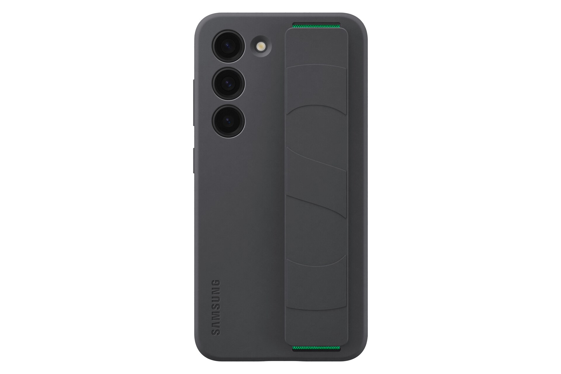 Samsung Silicone Grip Case EF-GS911 für Galaxy S23 Schwarz