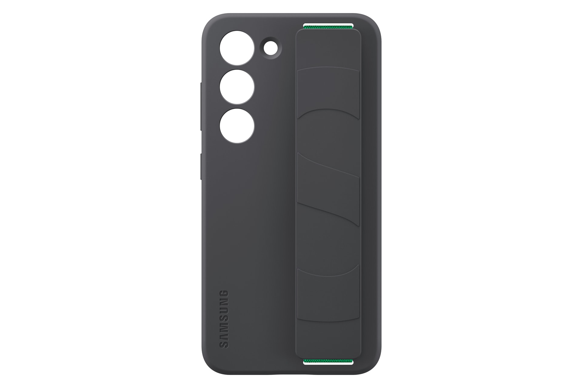 Samsung Silicone Grip Case EF-GS911 für Galaxy S23 Schwarz