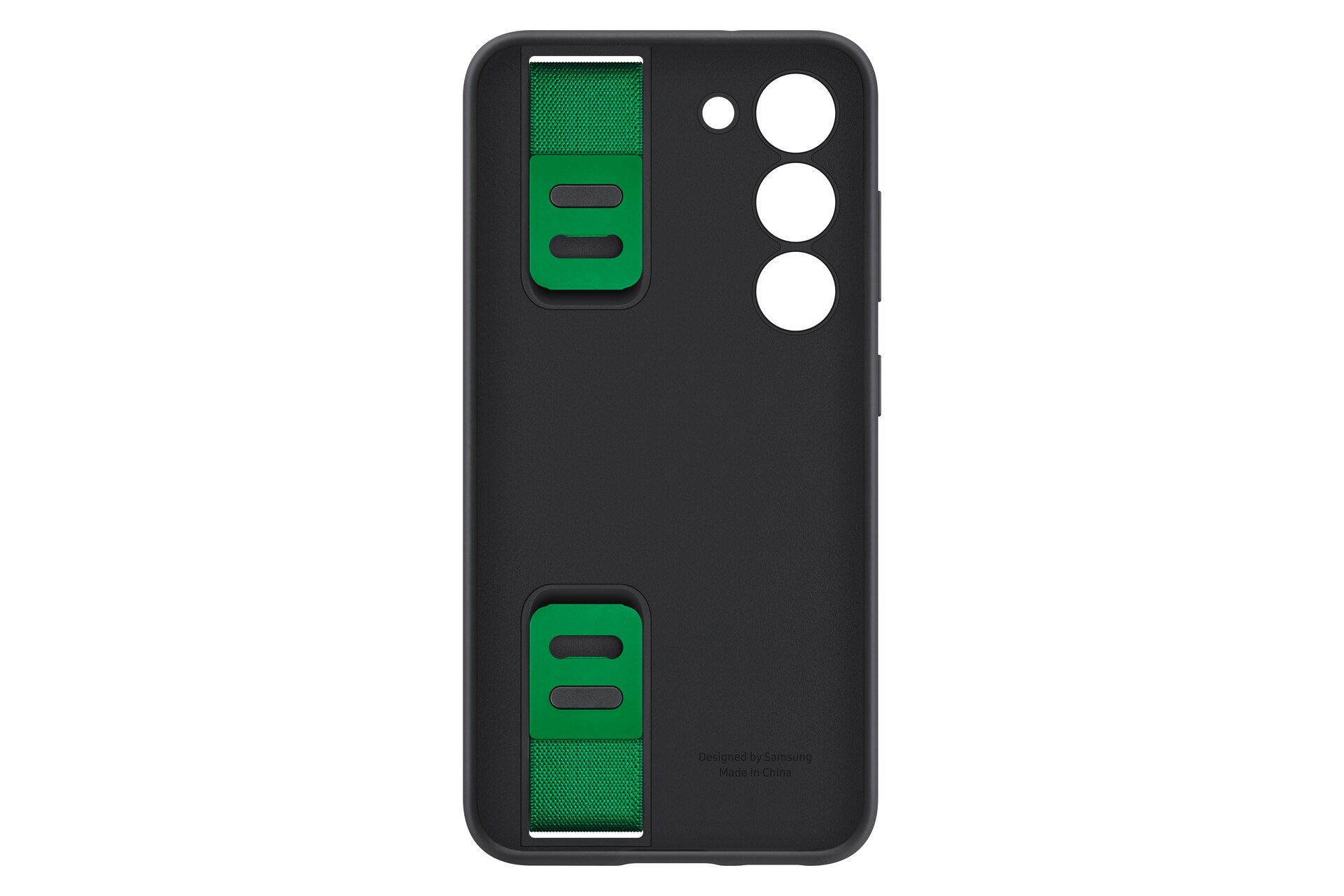 Samsung Silicone Grip Case EF-GS911 für Galaxy S23 Schwarz