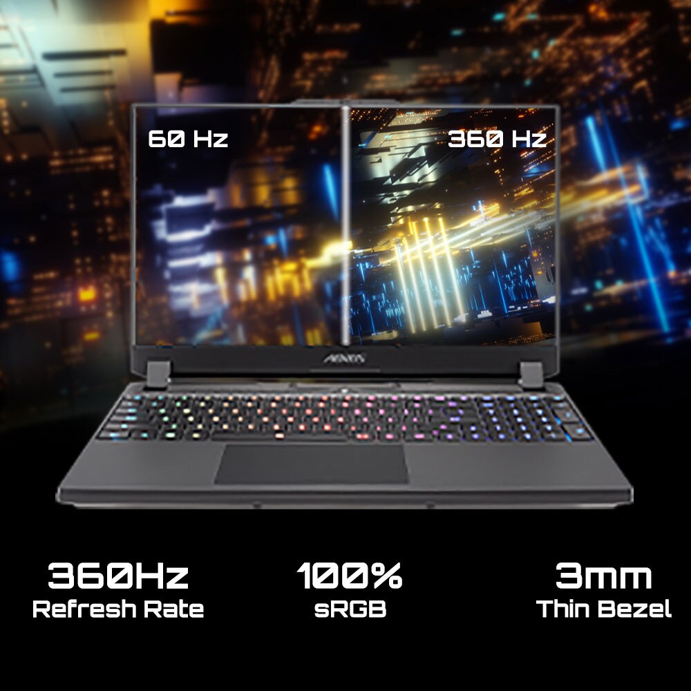 AORUS 17H BXF-74DE554SH i7-13700H 32GB/1TB SSD 17" FHD 360Hz IPS RTX4080 W11