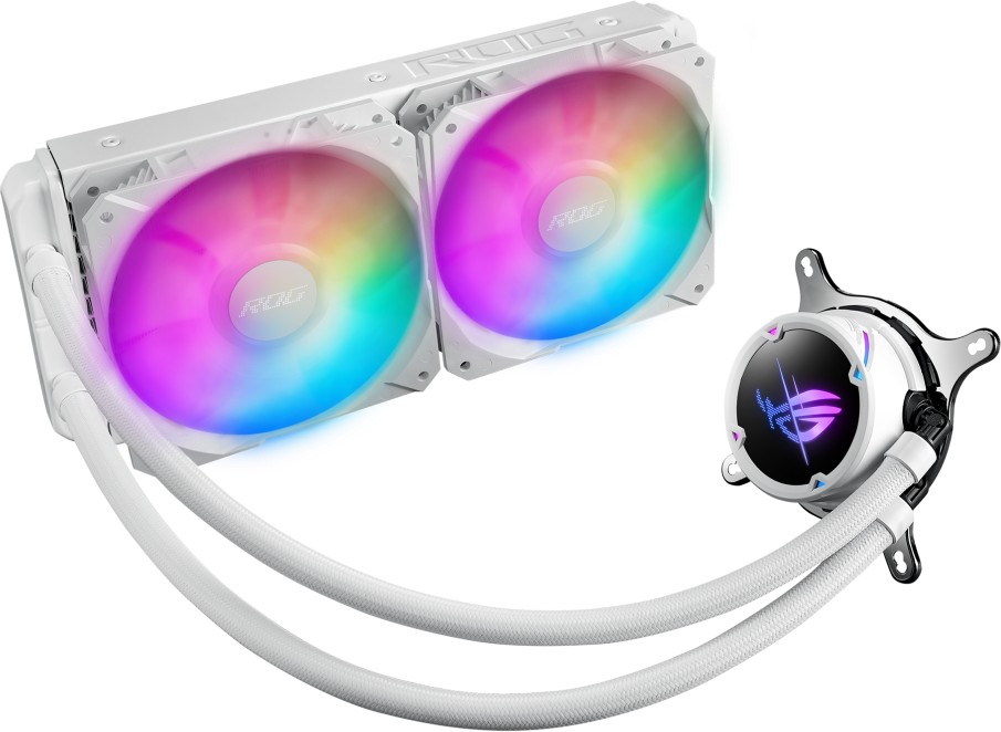 ASUS ROG Strix LC II 240 RGB White Komplettwasserkühlung für AMD und Intel CPUs