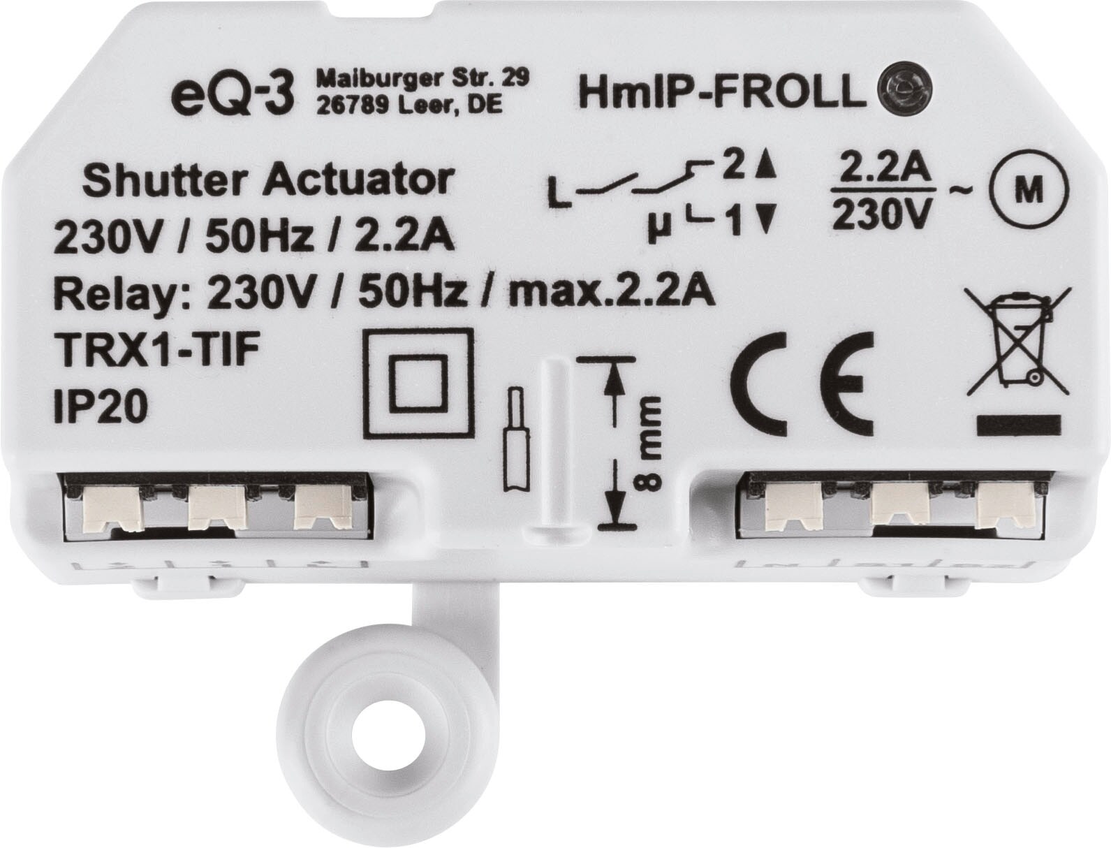 Homematic IP Rollladenaktor HmIP-FROLL - Unterputz