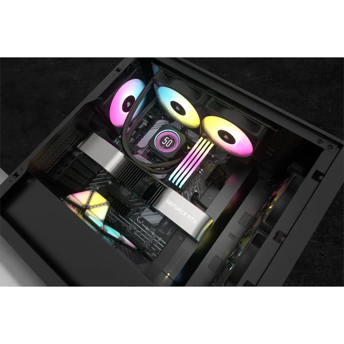 Corsair ICUE H100i Elite XT LCD RGB Wasserkühlung Intel und AMD CPU