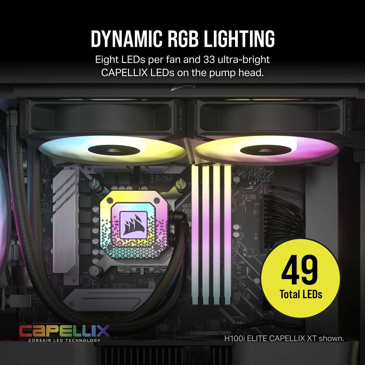 Corsair ICUE H115i ELITE CAPELLIX XT RGB Wasserkühlung 280mm Intel 
