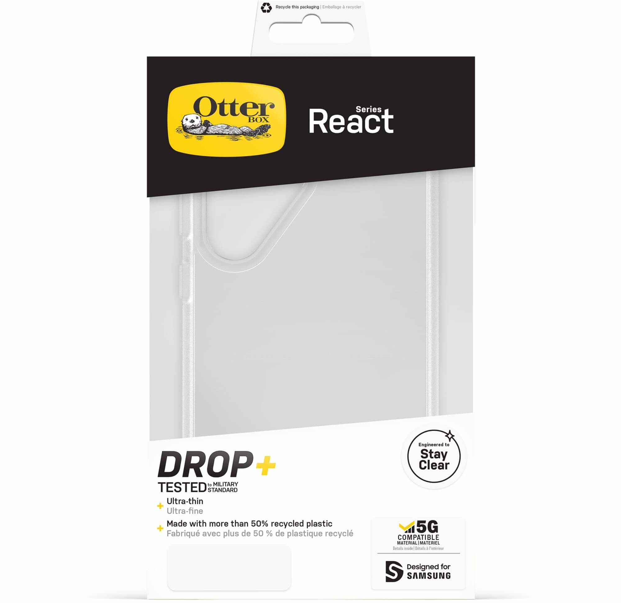 Otterbox React Series Case Samsung Galaxy S23 Ultra transparent