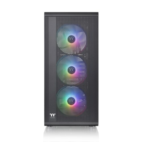 Thermaltake S200 TG ARGB Mid Tower ATX Gehäuse Sichtfenster schwarz